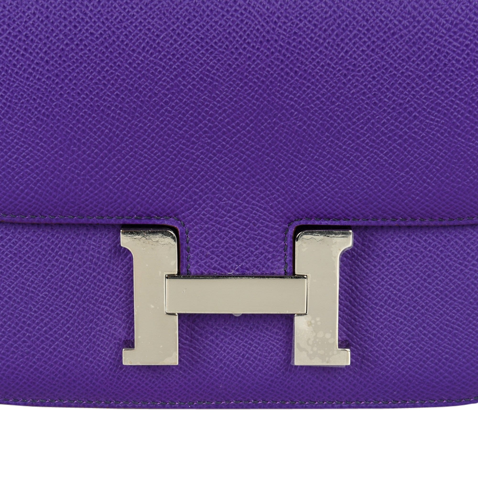 Hermes Constance 18 Mini Very Rare Crocus Purple Epsom Palladium