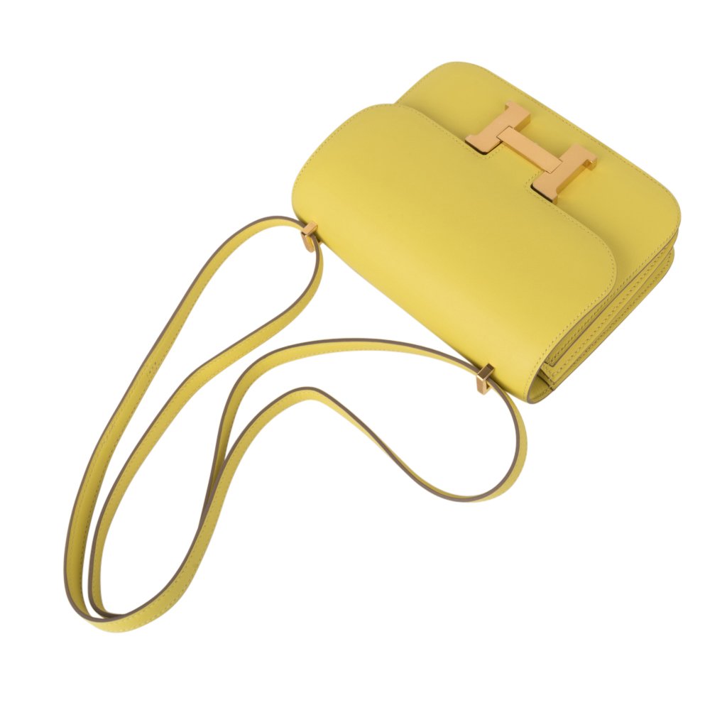 Hermes Constance 18 Mini Gold Swift Gold Hardware #D - Vendome Monte Carlo