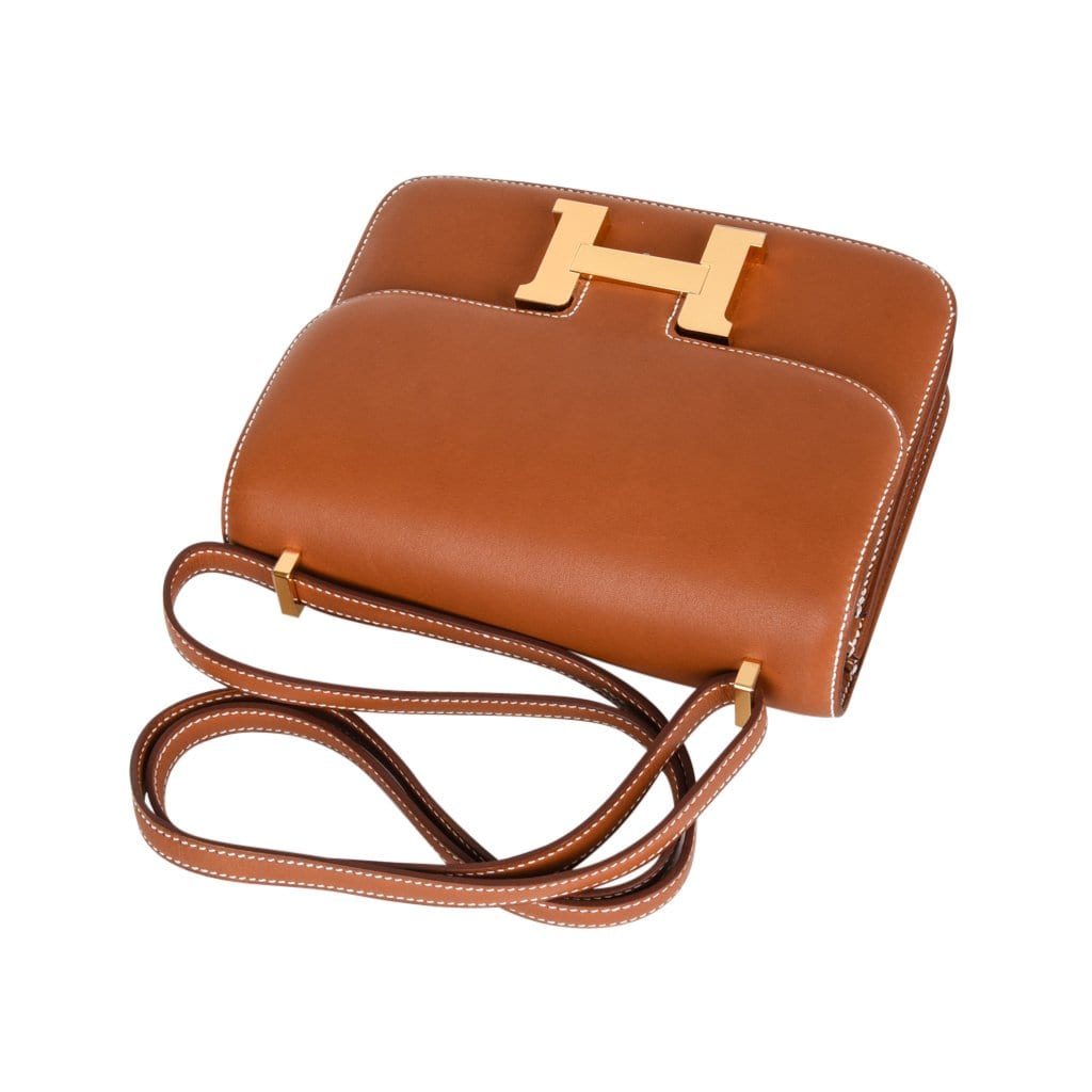 Hermes Constance Bag 18 Rare Fauve Barenia Leather Gold Hardware –  Mightychic