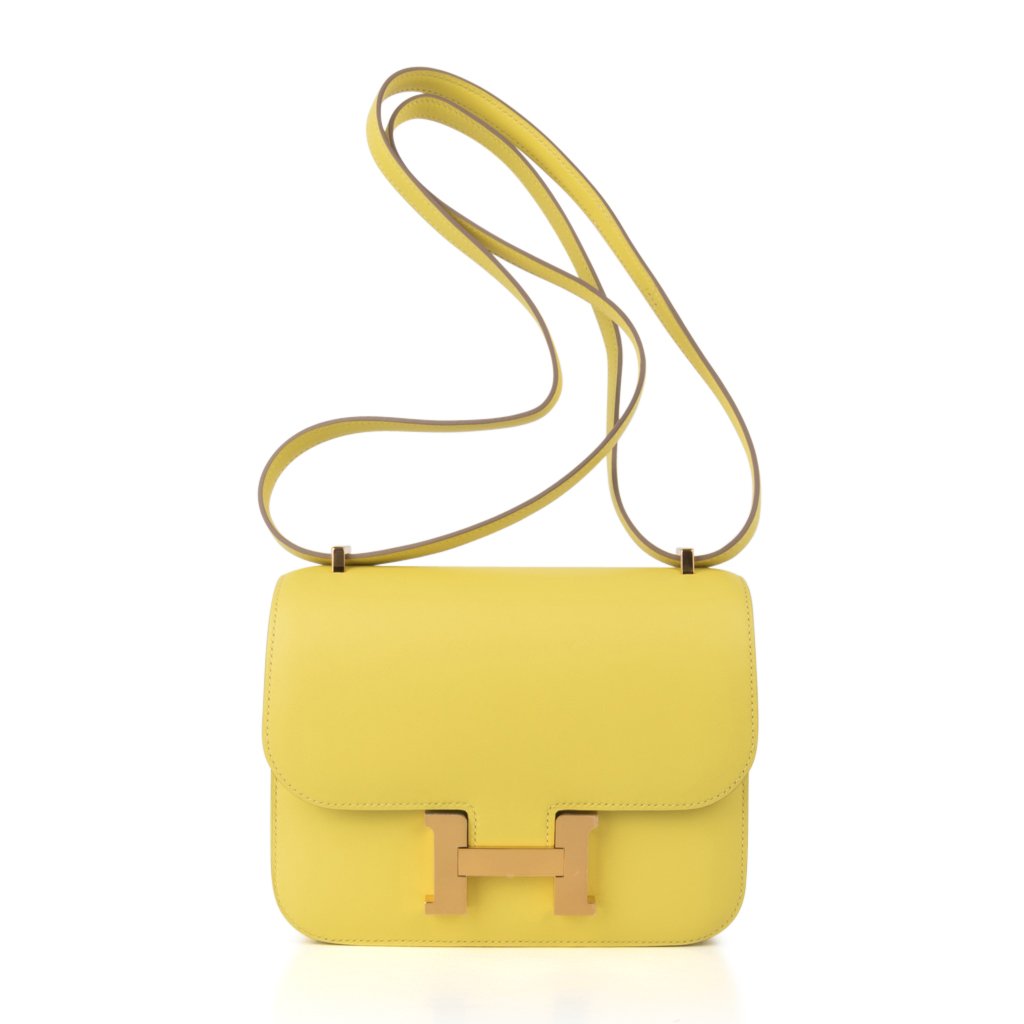 Hermes Constance Womens Shoulder Bags, Yellow