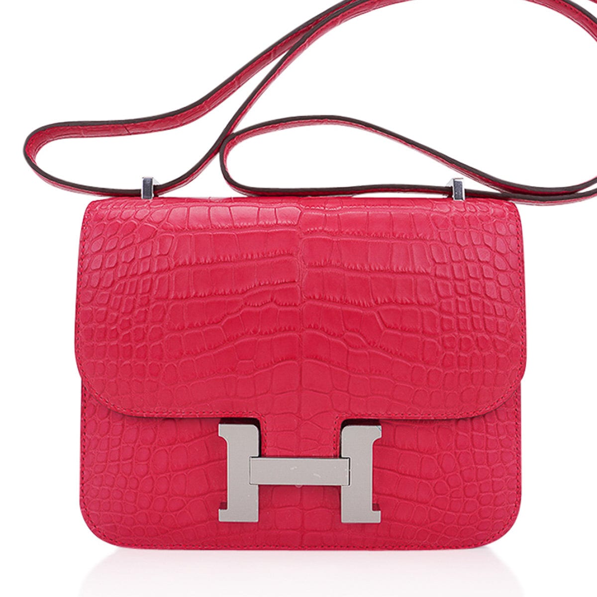 Hermès Constance 18 In Lime Swift Leather With Gold Hardware in