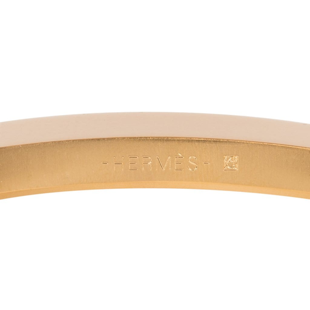 Hermes Constance 35mm Gold H White Grain Brown Reversible Belt 100cm