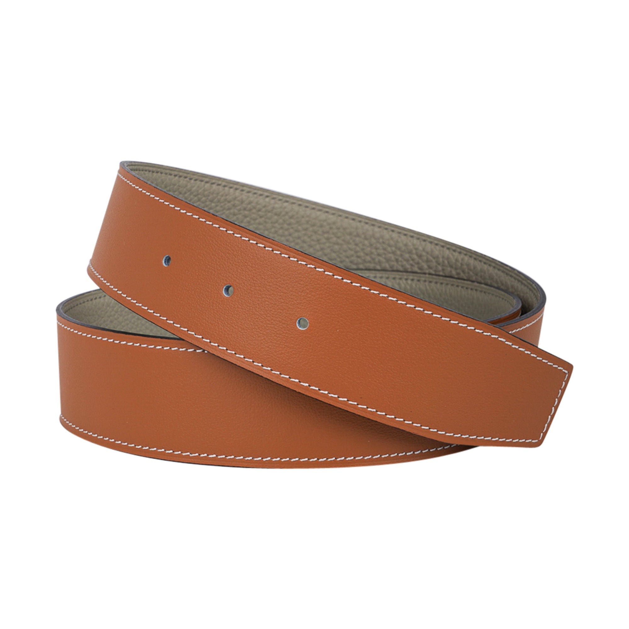 Constance belt buckle & Reversible leather strap 38 mm