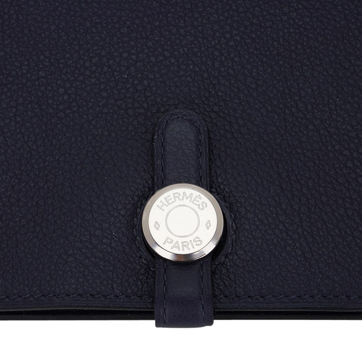 Dogon leather wallet Hermès Blue in Leather - 33583827