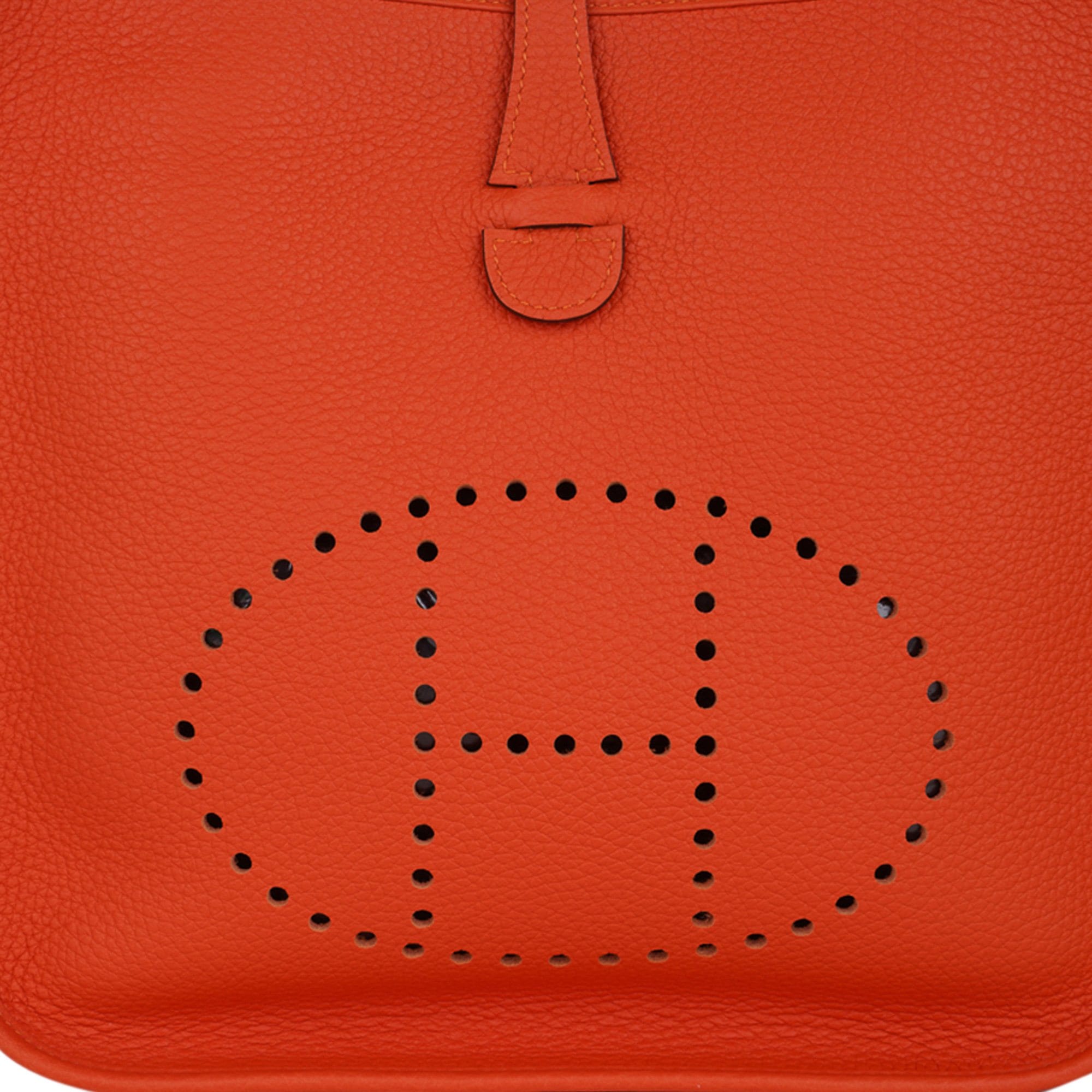 Hermès Vintage - Clemence Evelyne I TPM - Orange - Leather Handbag -  Avvenice