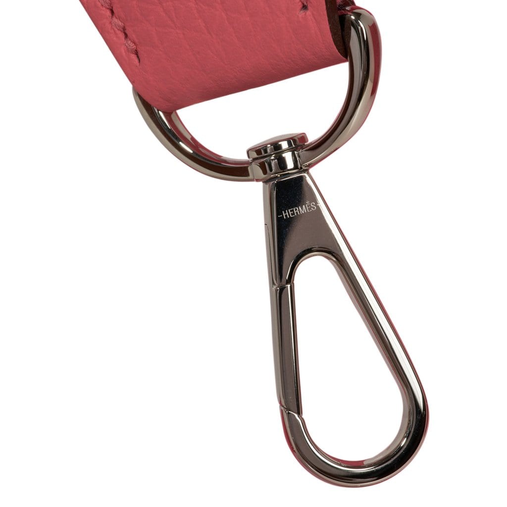 Hermes Rose Azalee Pink Mini TPM Evelyne Messenger Crossbody Bag – MAISON  de LUXE
