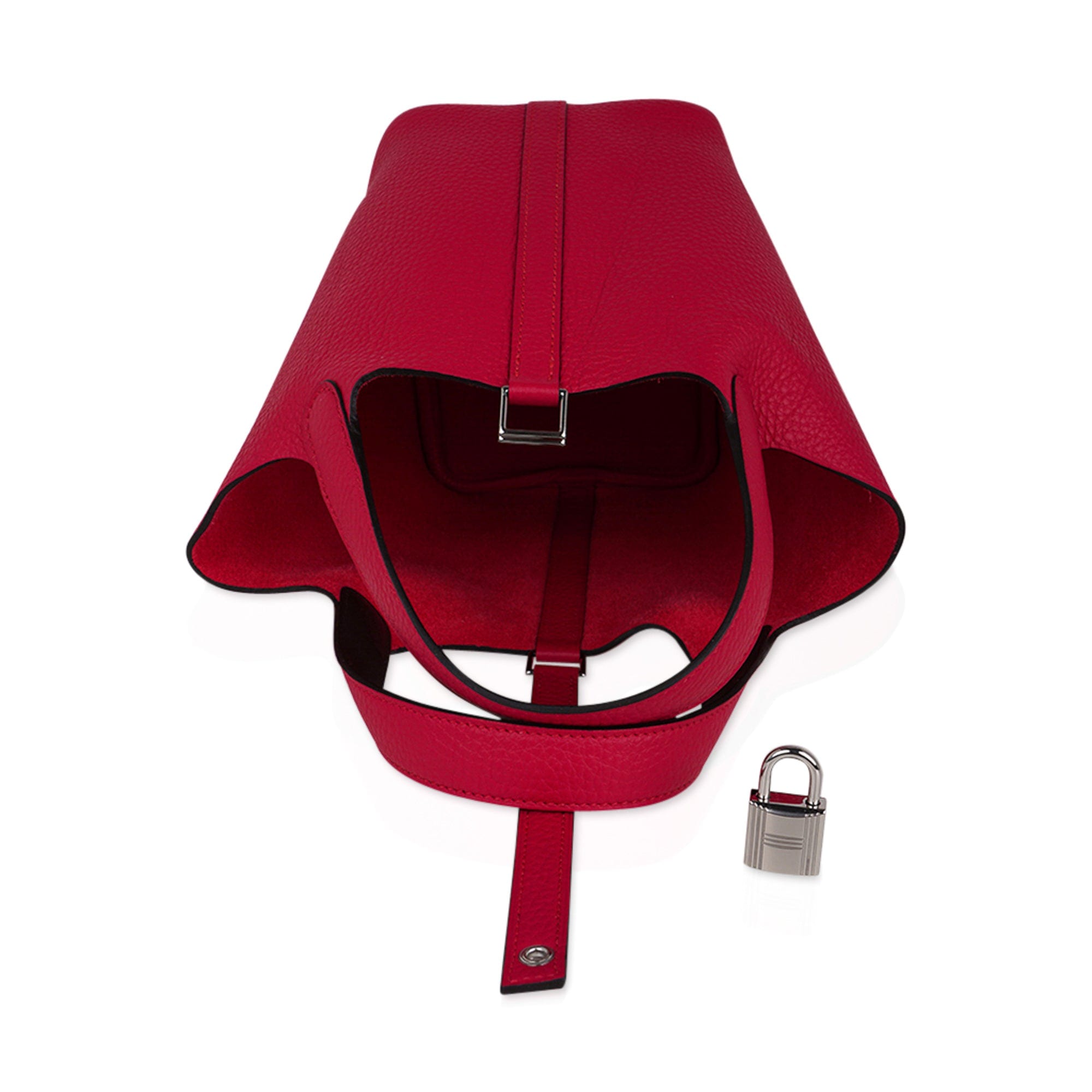 Hermes Picotin Lock 22 Framboise/ Rouge Sellier Clemence