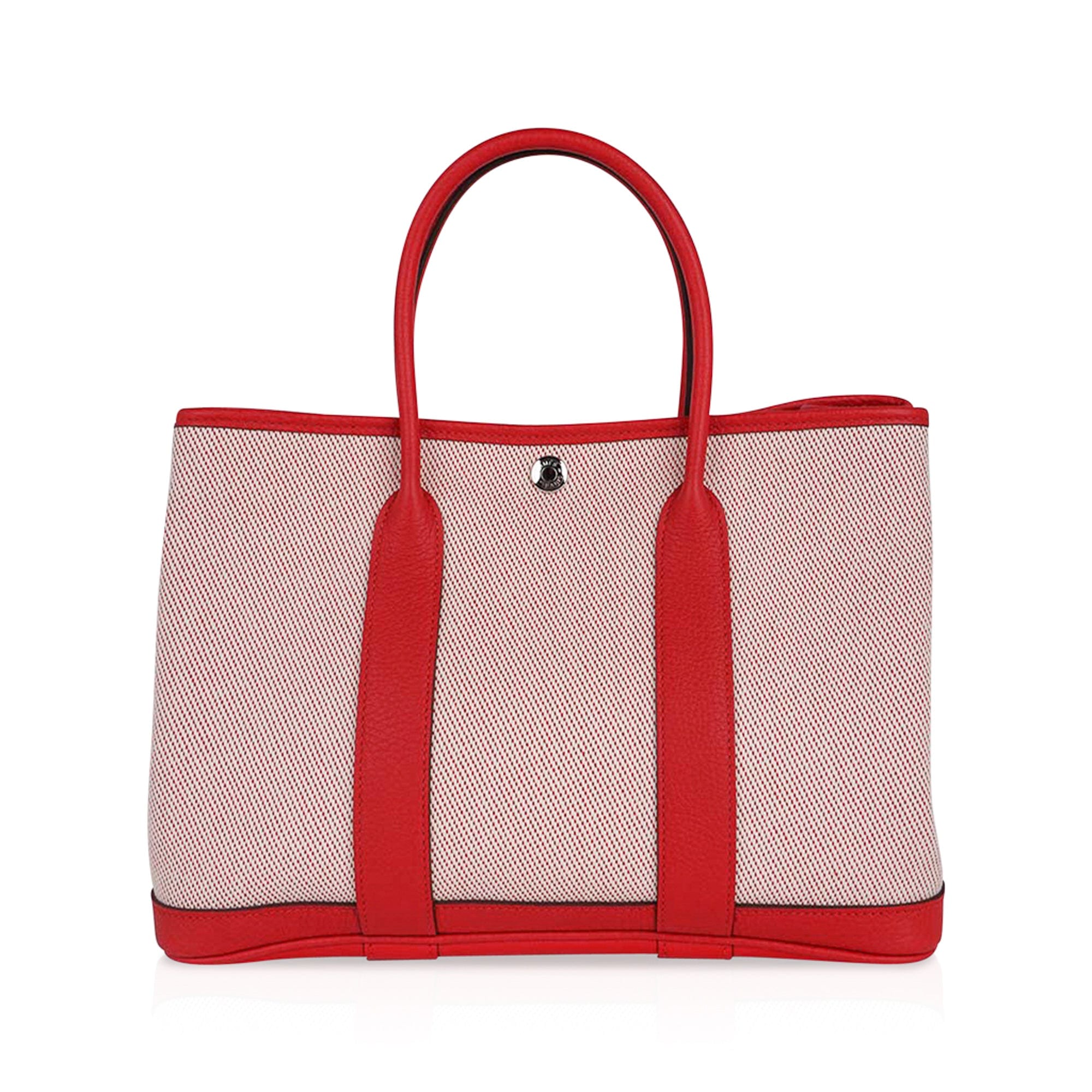 Hermes Bag Garden Party Voyage 49 Bag Etoupe / Dune / Rouge Sellier –  Mightychic
