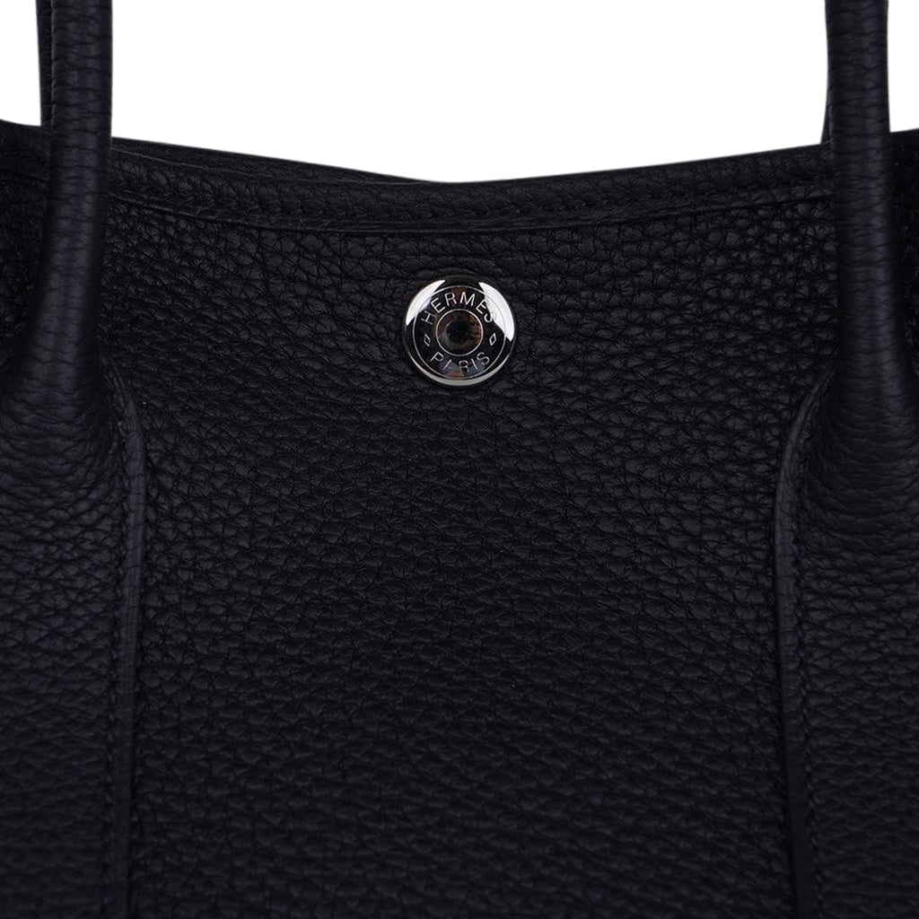 Hermes Bag Garden Party 30 Bag Black / Vache Country Leather