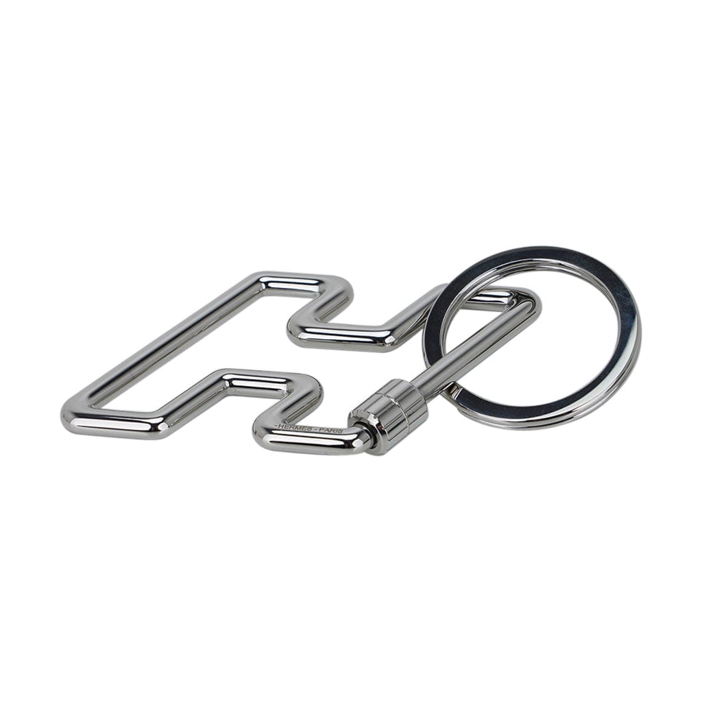 Hermes Key Ring H Too Speed Stainless Steel