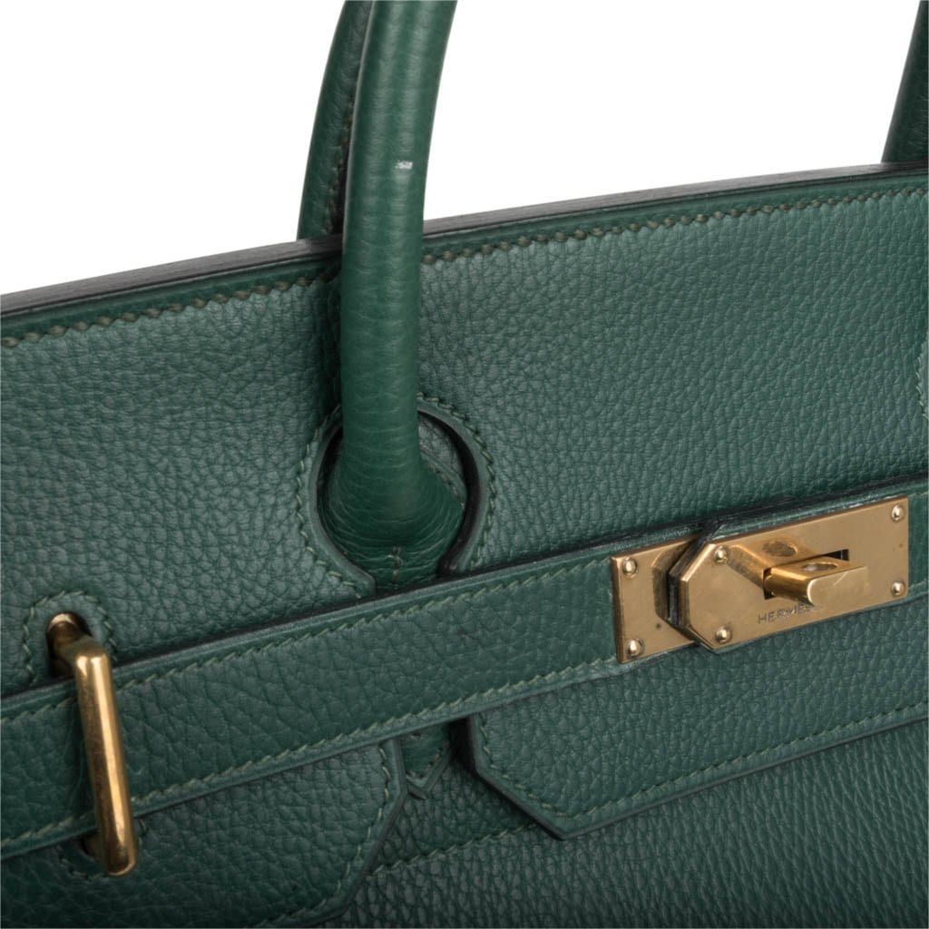 Genuine Leather Hermes Birkin Bag - 2 For Sale on 1stDibs
