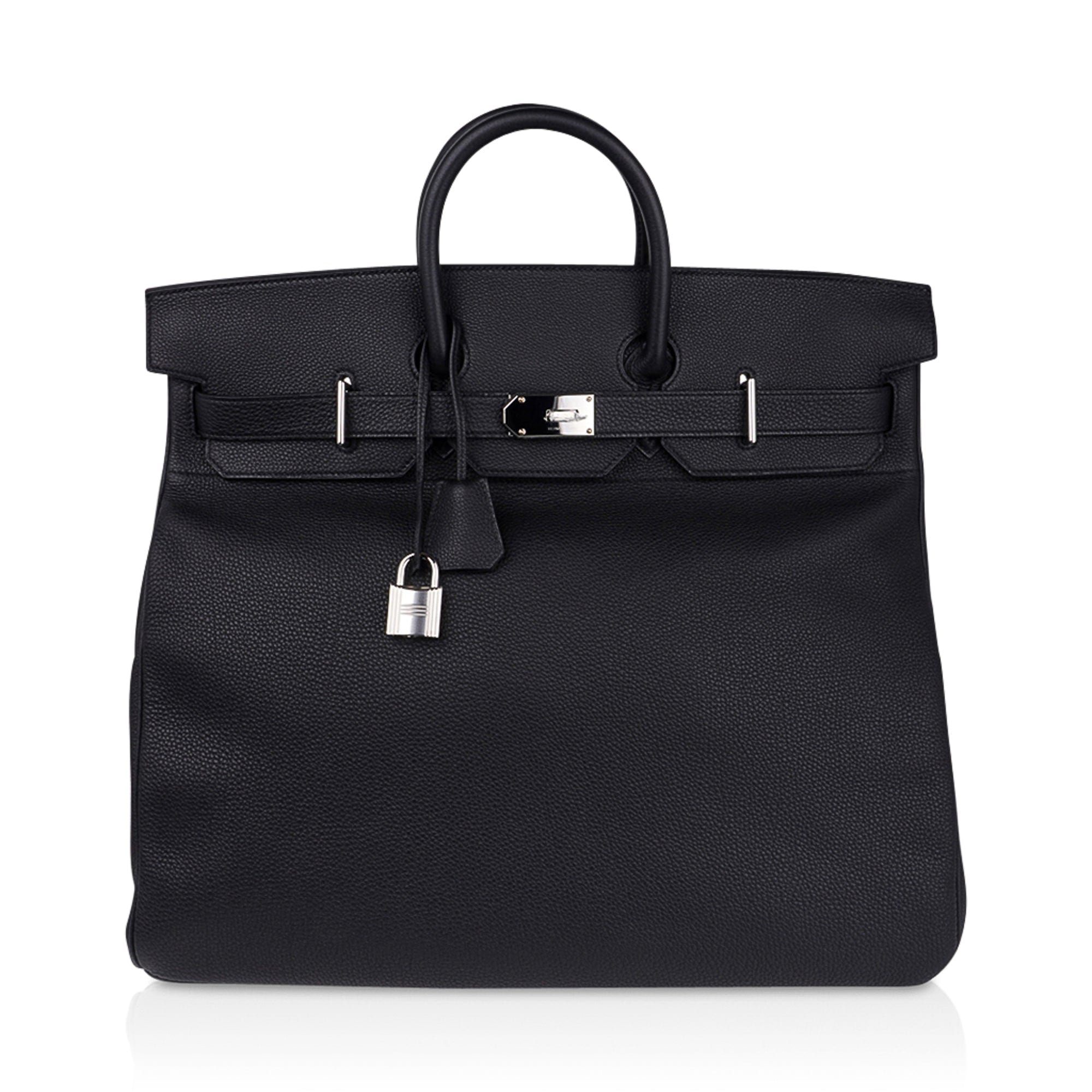 Hermes Birkin 50 Bag HAC Birkin Bag Black Palladium Hardware Togo Leat –  Mightychic