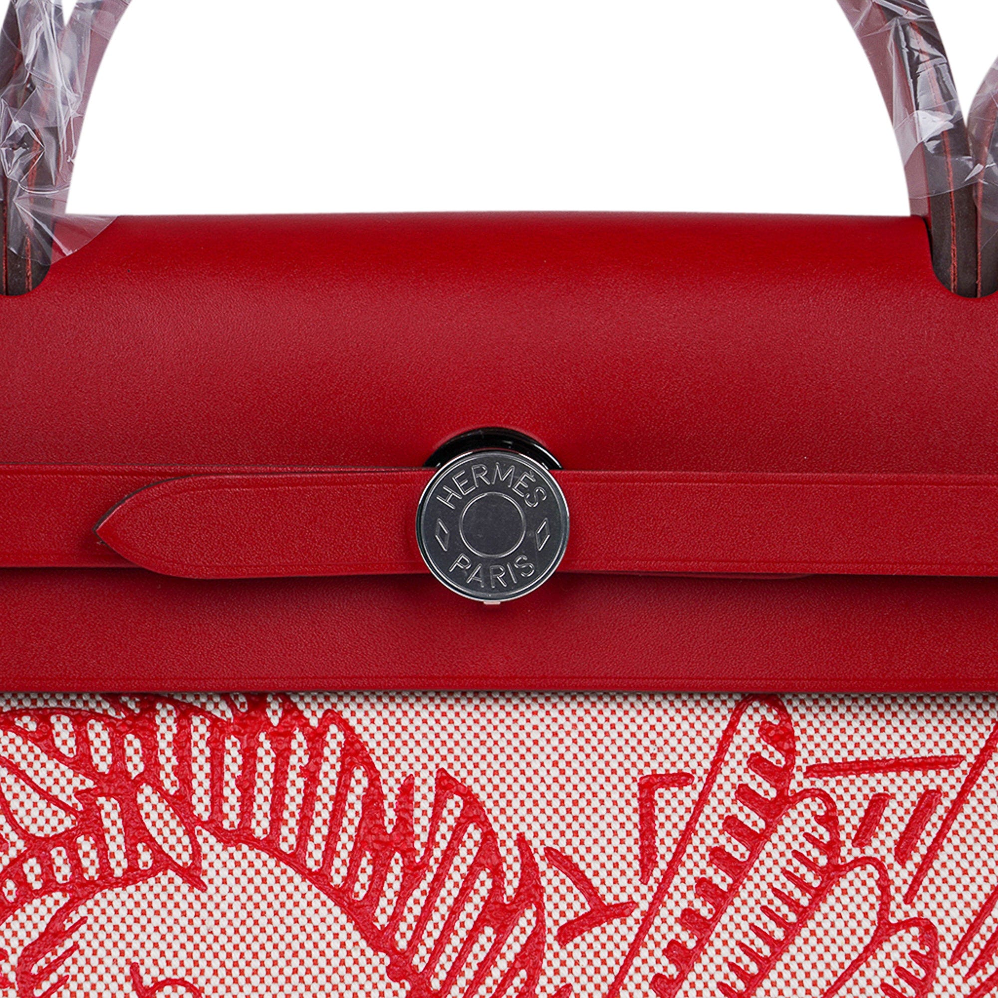 Hermes Herbag Zip Pegase Pop PM 31 Rouge Piment Special Edition – Mightychic