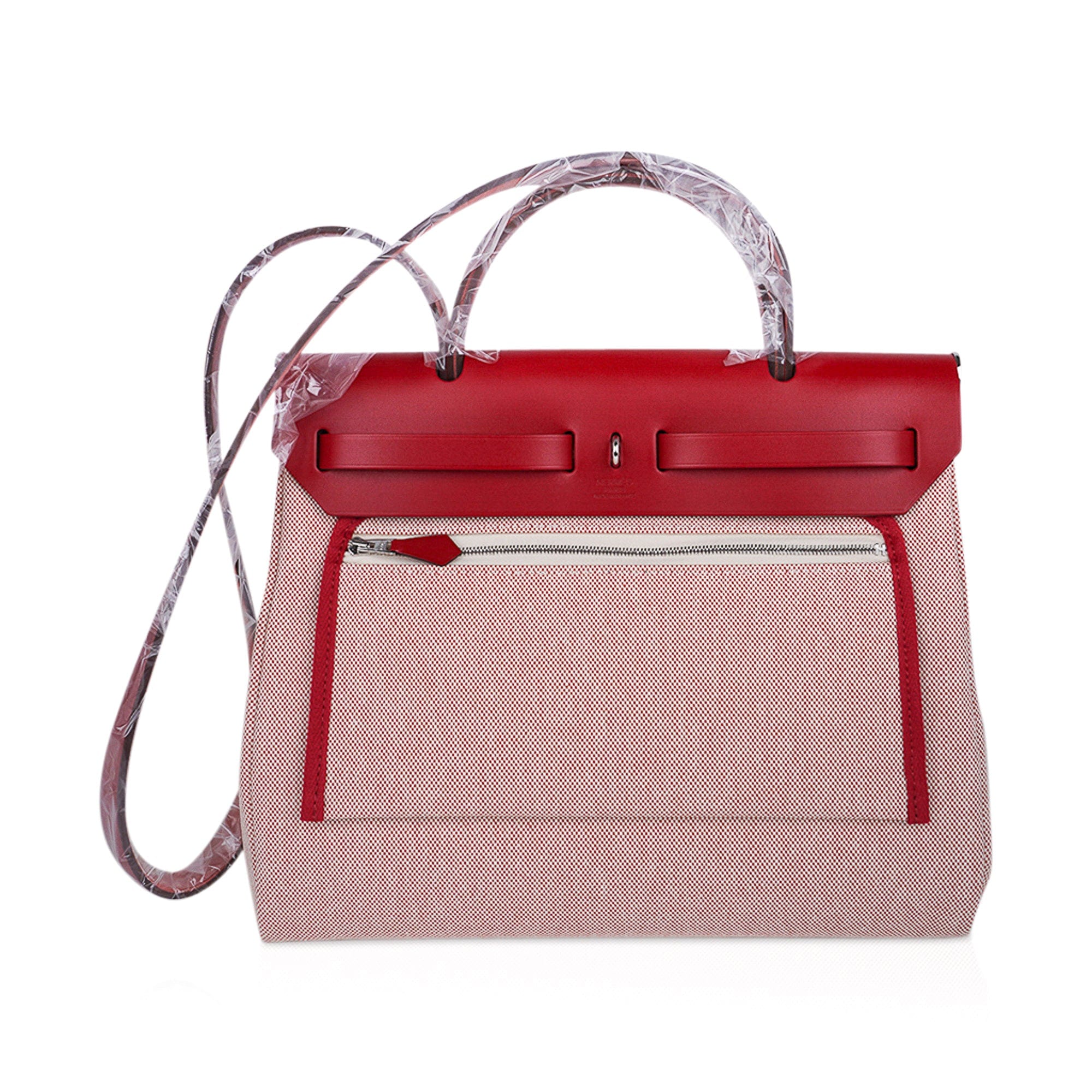 Hermes Herbag Zip Pegase Pop 31 Rouge Piment Special Edition