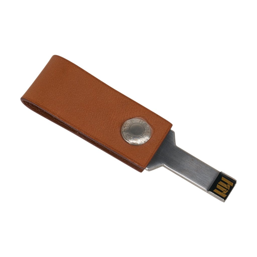 Hermes In the Pocket Lacie USB Key Flash Drive Gold Swift New