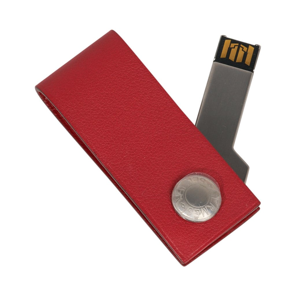 køre enestående Ledig Hermes In the Pocket Lacie USB Key Flash Drive Red Swift New – Mightychic