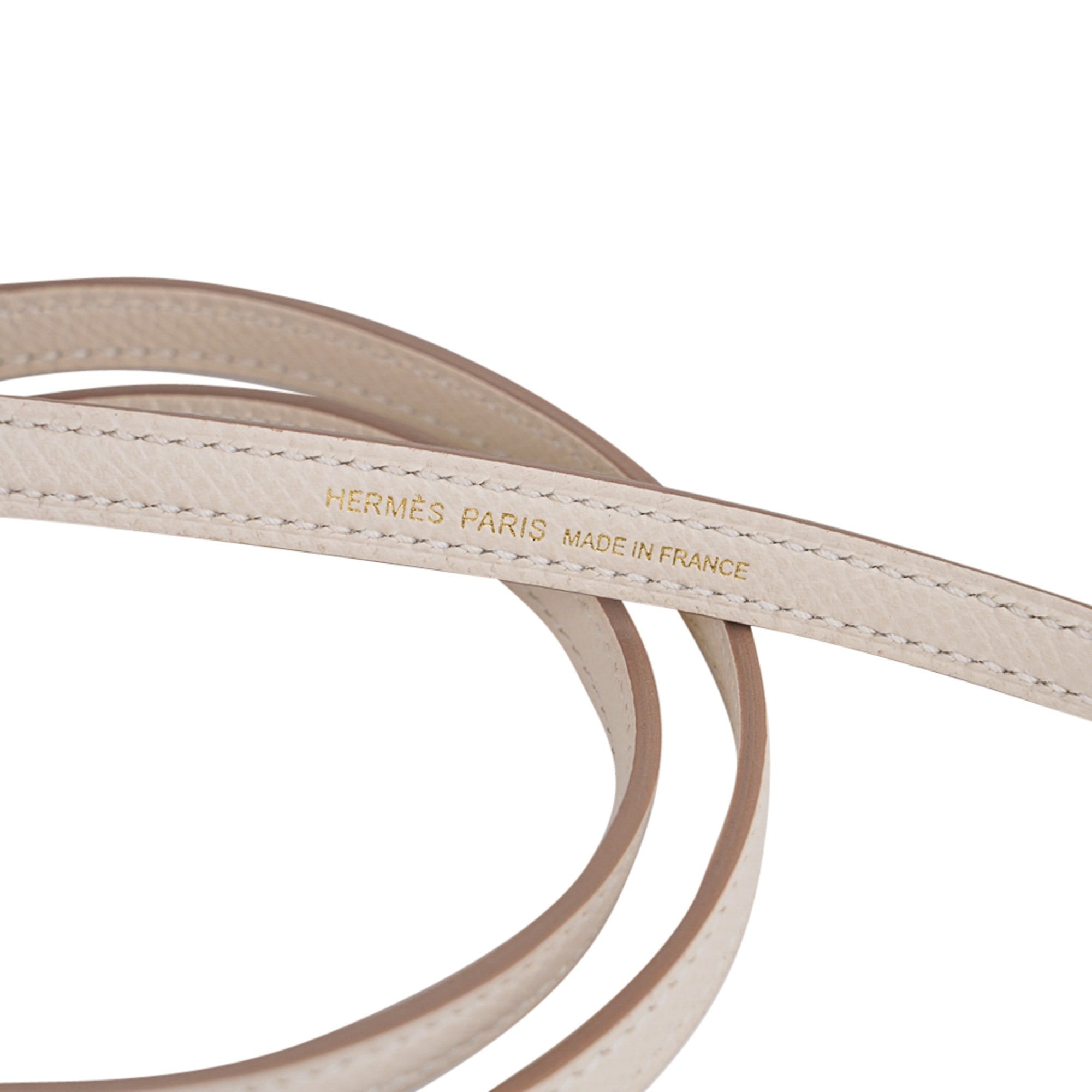 Hermès Kelly Mini II Tricolore Verso Craie/Mauve Pale/Gold Veau Epsom PHW