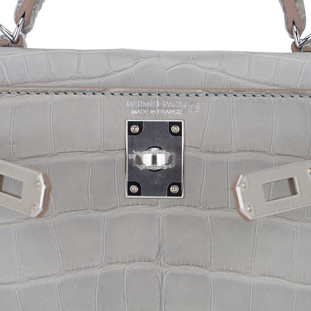Hermès Matte Alligator Mini Kelly II Sellier 20 - Yellow Mini Bags