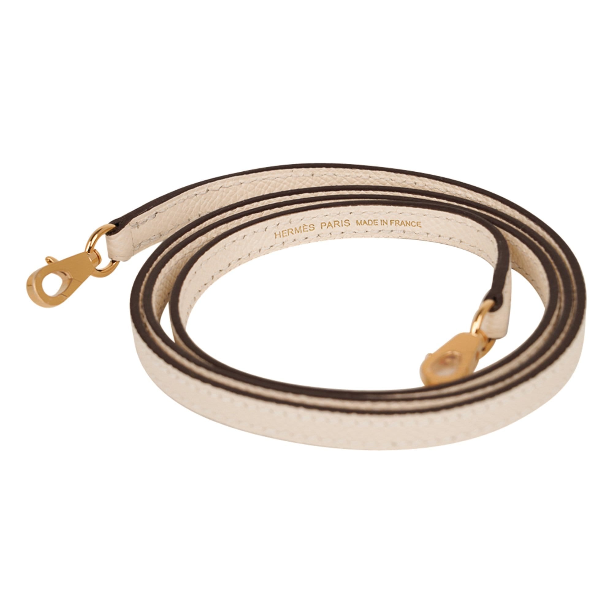 Hermès Mini Kelly II Nata Epsom Leather Gold Hardware For Sale at