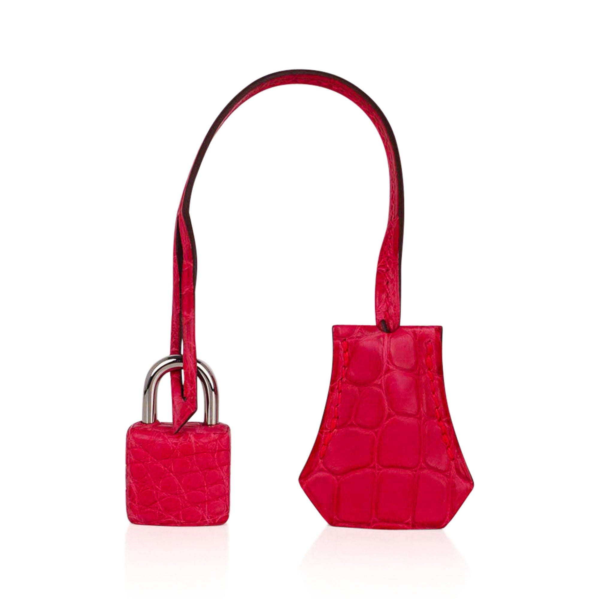 Hermès Rose Extreme Mini Kelly Pochette of Shiny Mississippiensis Alligator  Palladium Hardware, Handbags & Accessories Online, Ecommerce Retail