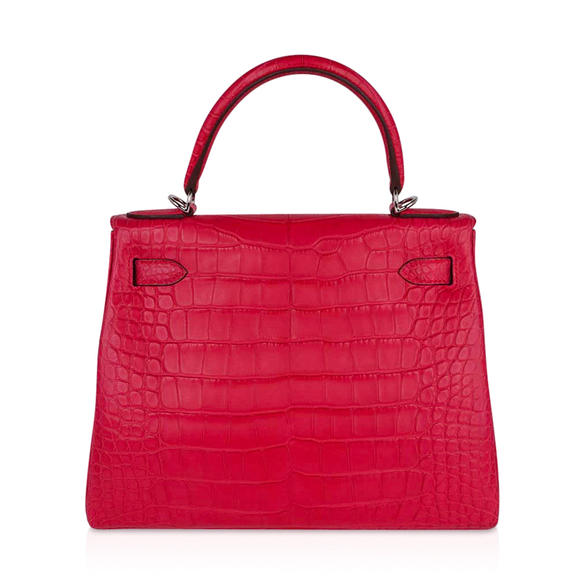 Hermès Kelly 28 Alligator Rouge H