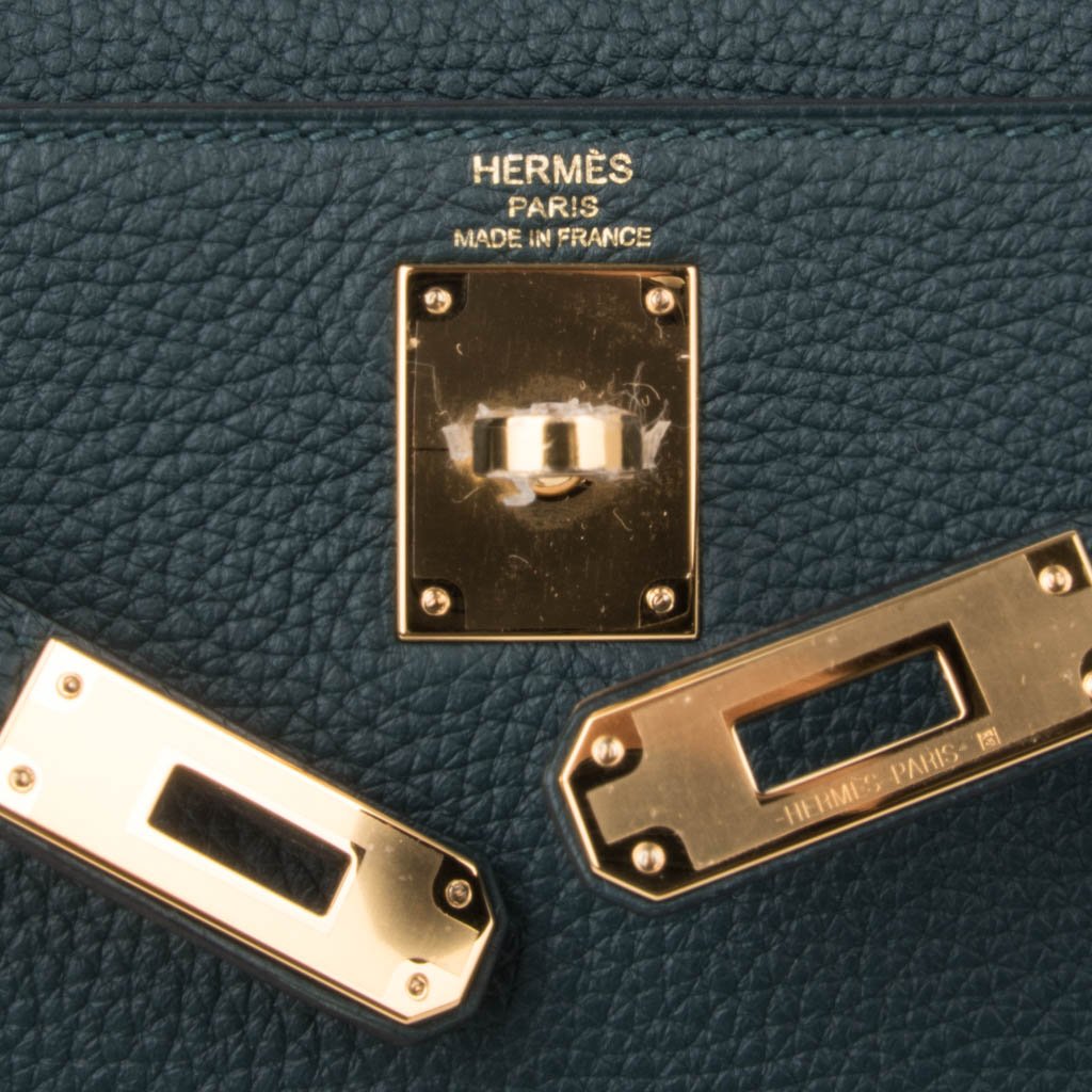 Hermes Kelly Ado Backpack Black Clemence Gold Hardware