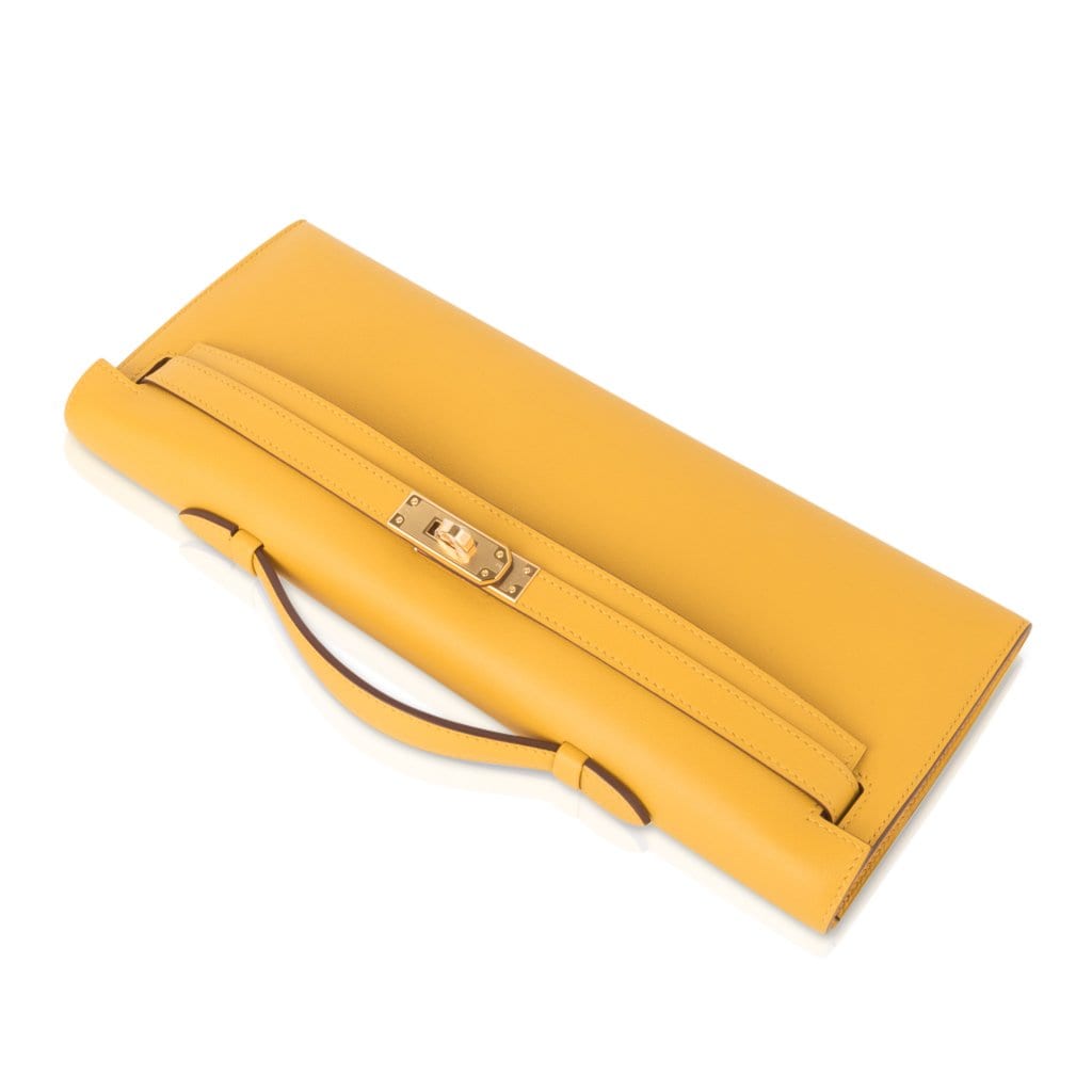 Hermès Hermes Jaune Ambre Swift Onimaitou Bag Yellow ref.667883 - Joli  Closet
