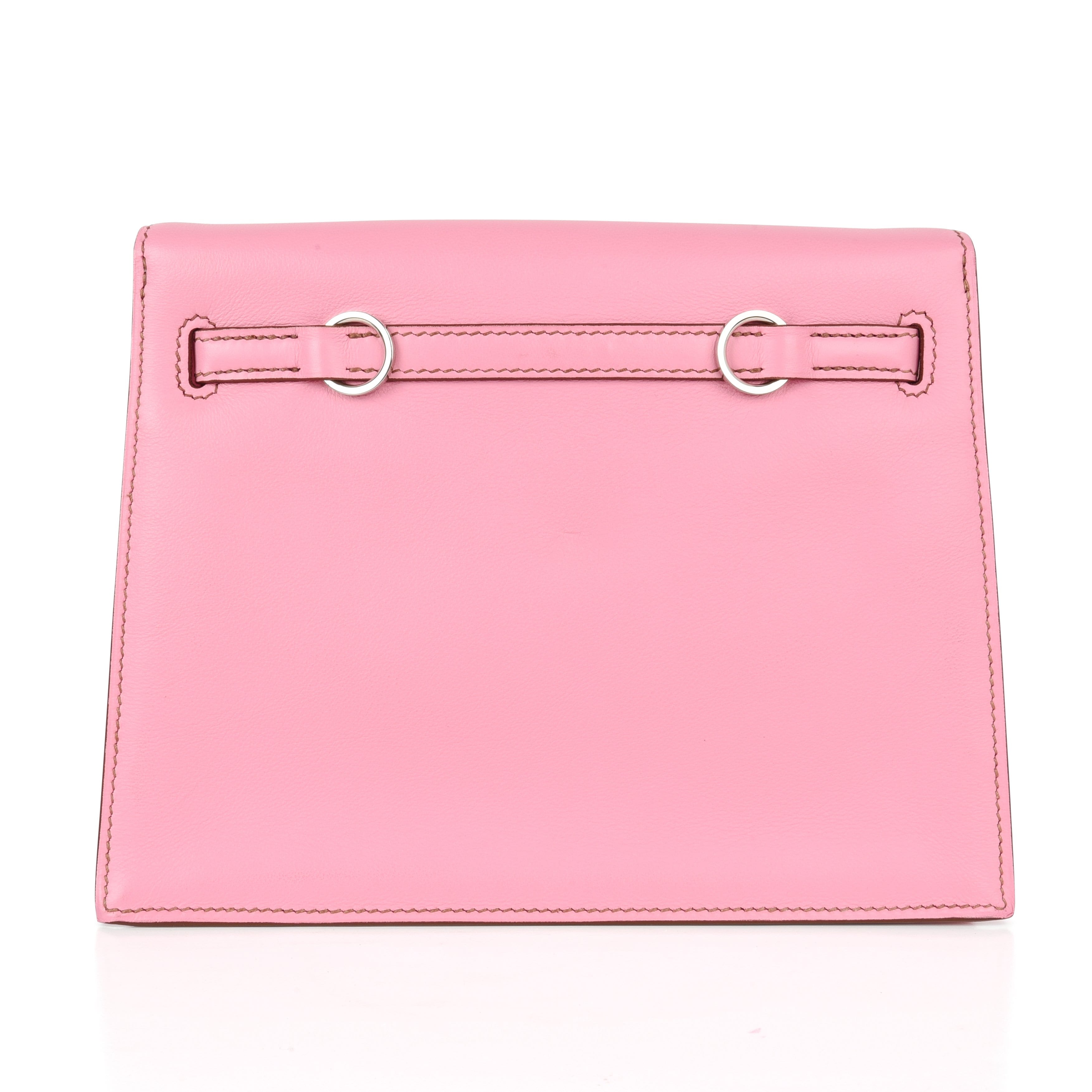 hermes kelly backpack pink