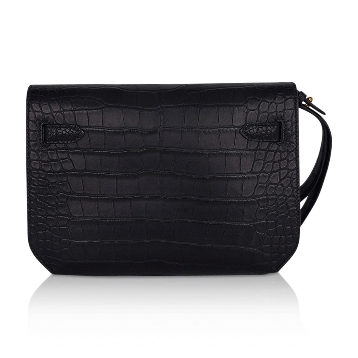 Hermes Black Depeches Kelly 25 Pouch – The Closet