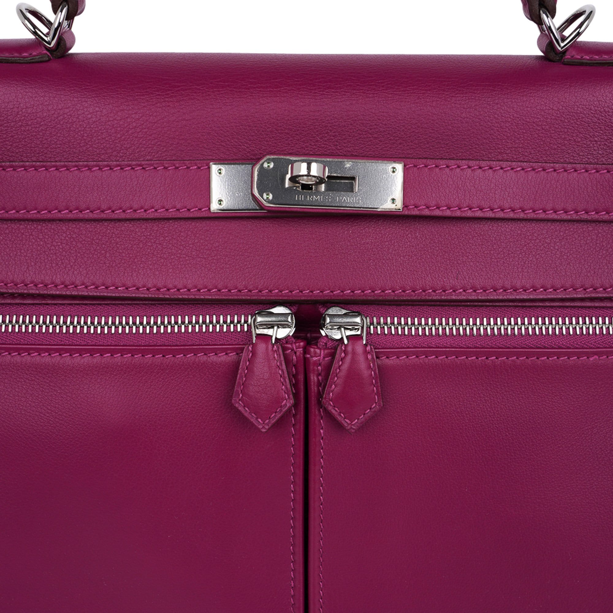 Hermes Limited Edition Kelly 32 Lakis Bag Rose Sakura Swift Leather wi –  Mightychic