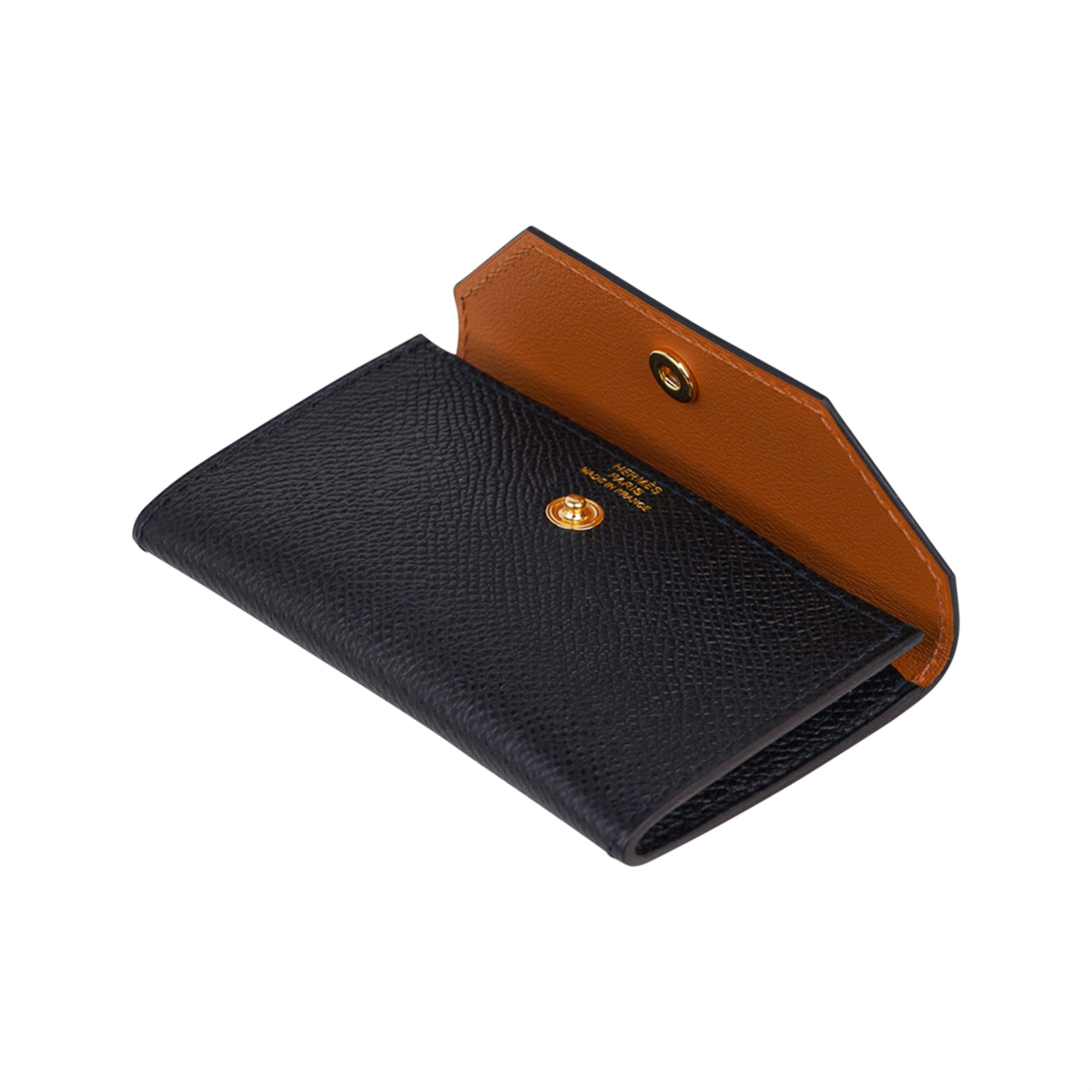Hermes Black Epsom Leather Gold Plated Kelly Belt Size OS - Yoogi's Closet