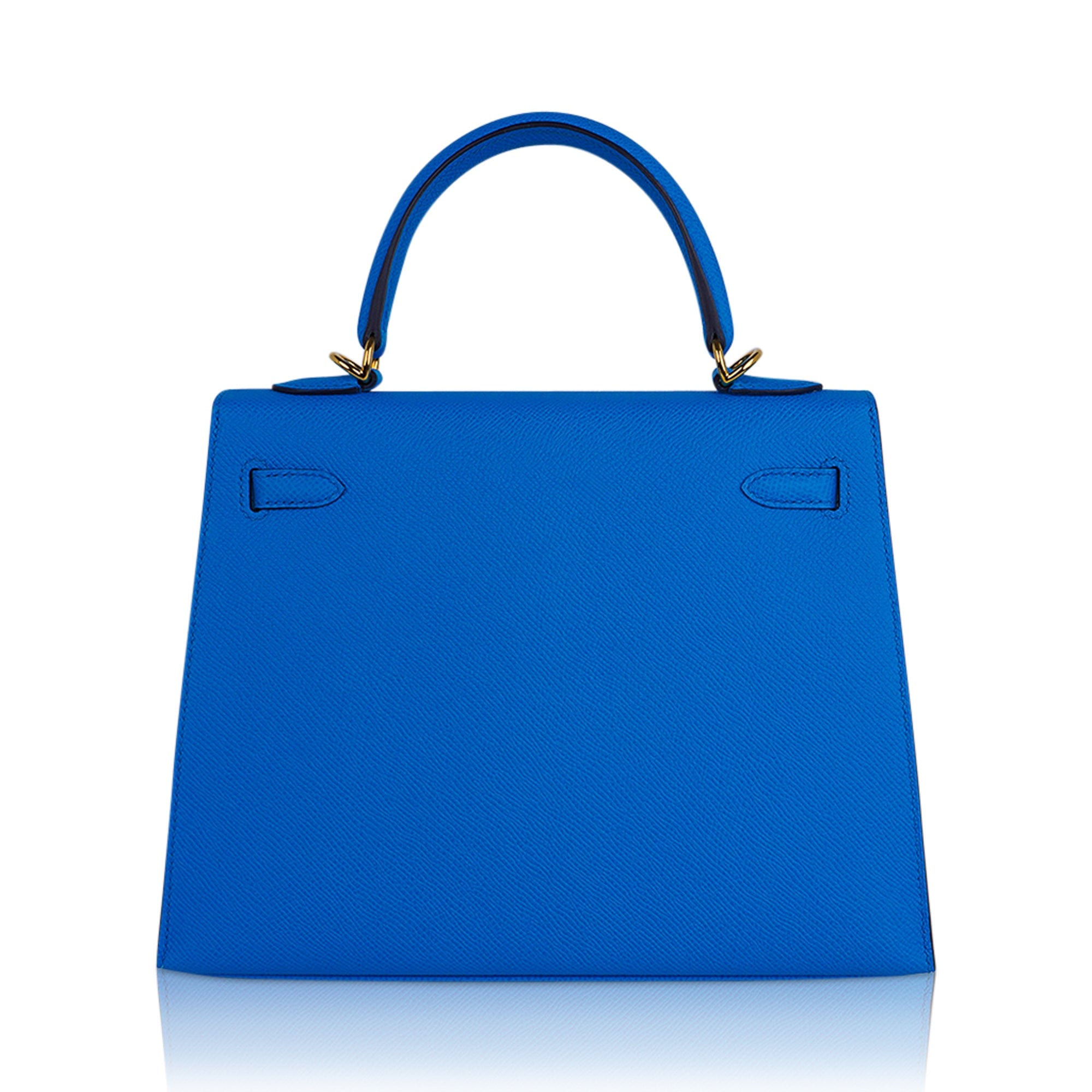 Hermes Bleu Blue Paon GHW Epsom Sellier Kelly 25 Handbag- Payment 1 of 2