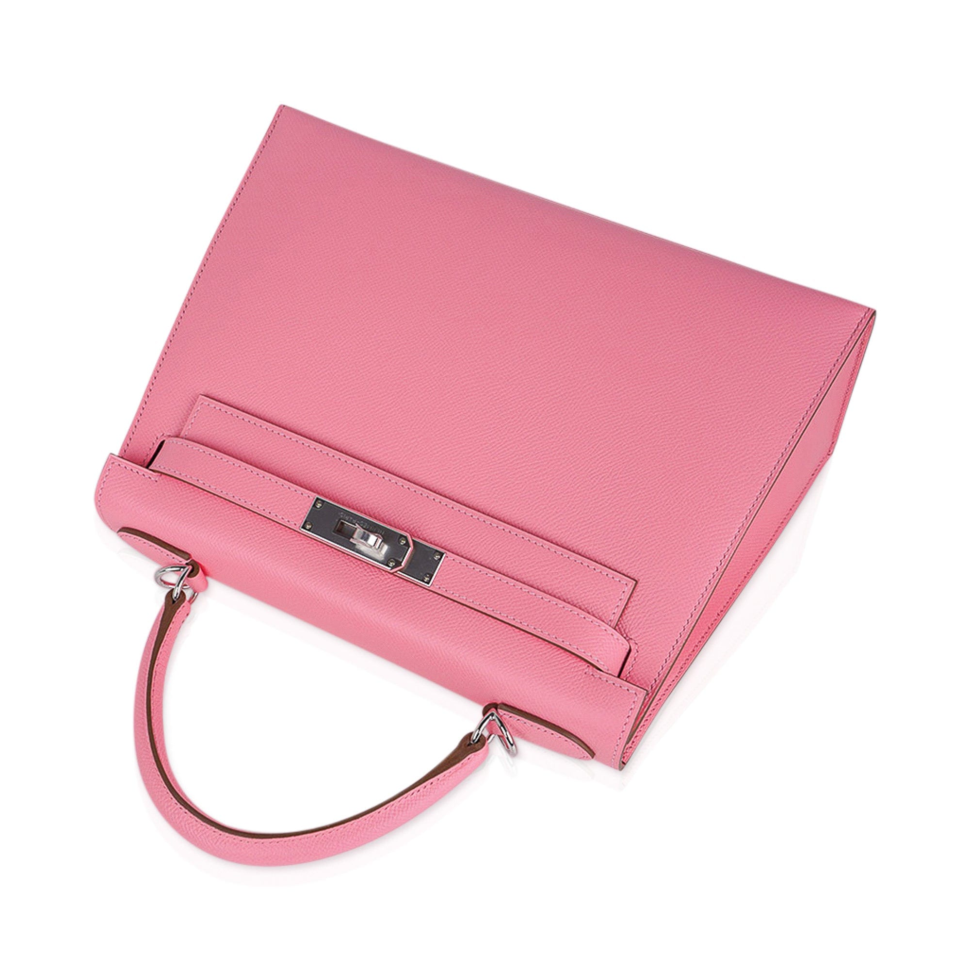 Hermès Kelly 25 Rose Confetti Sellier Epsom Palladium Hardware PHW