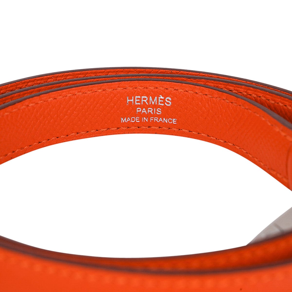 Hermès Gris Perle Sellier Kelly 28cm of Tadelakt Leather with Palladium  Guilloche Hardware, Handbags and Accessories Online, 2019