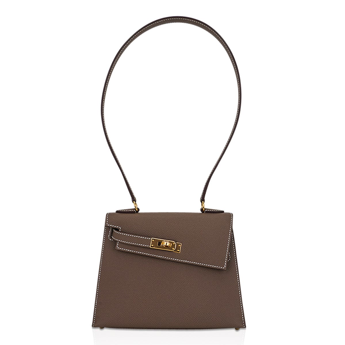 Hermes en Desordre Limited Edition Mini Kelly 20 Sellier Bag Etoupe Ep –  Mightychic