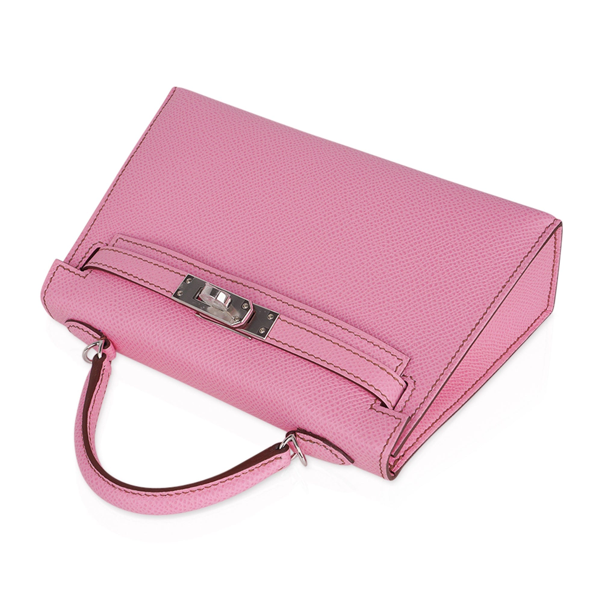 Hermès Kelly 20 Pink Bubblegum Epsom Palladium Hardware PHW — The French  Hunter