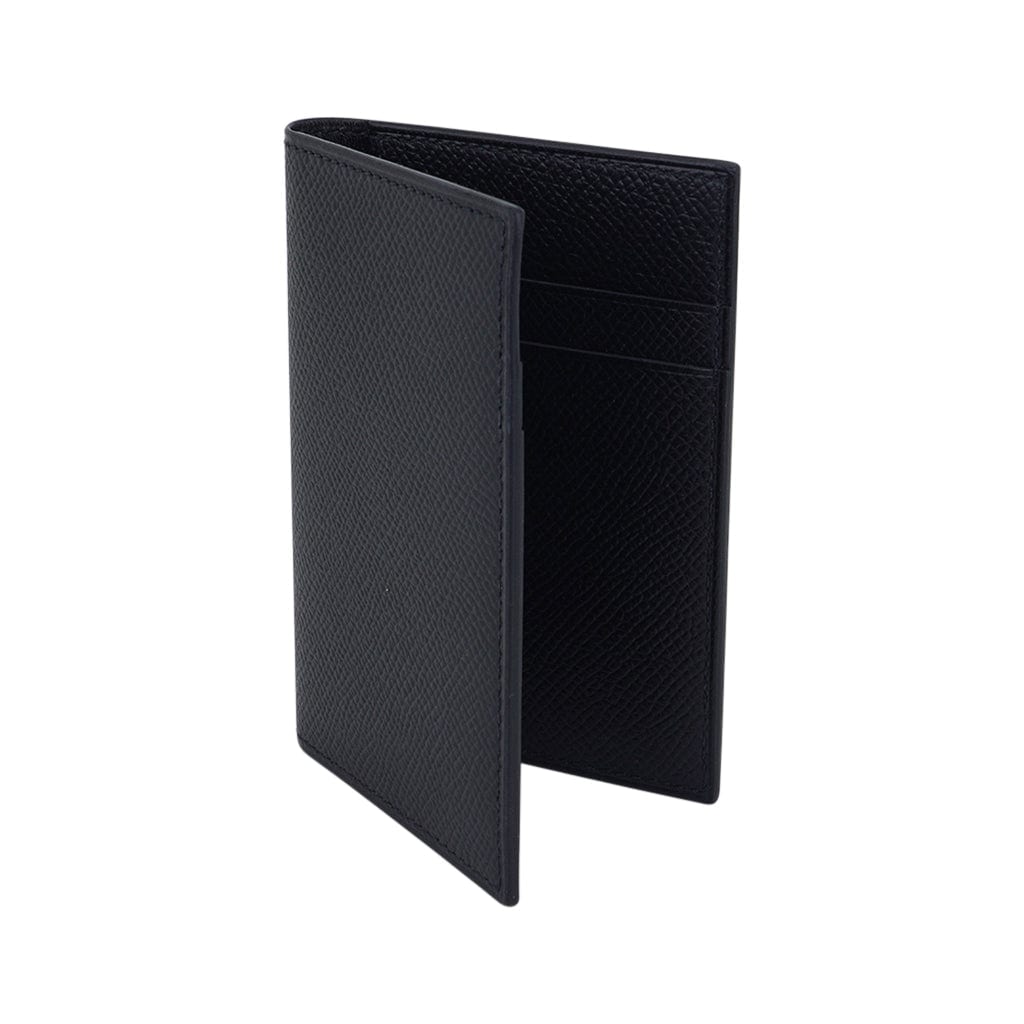 Hermes MC2 Euclide Card Holder Black Epsom Leather – Mightychic