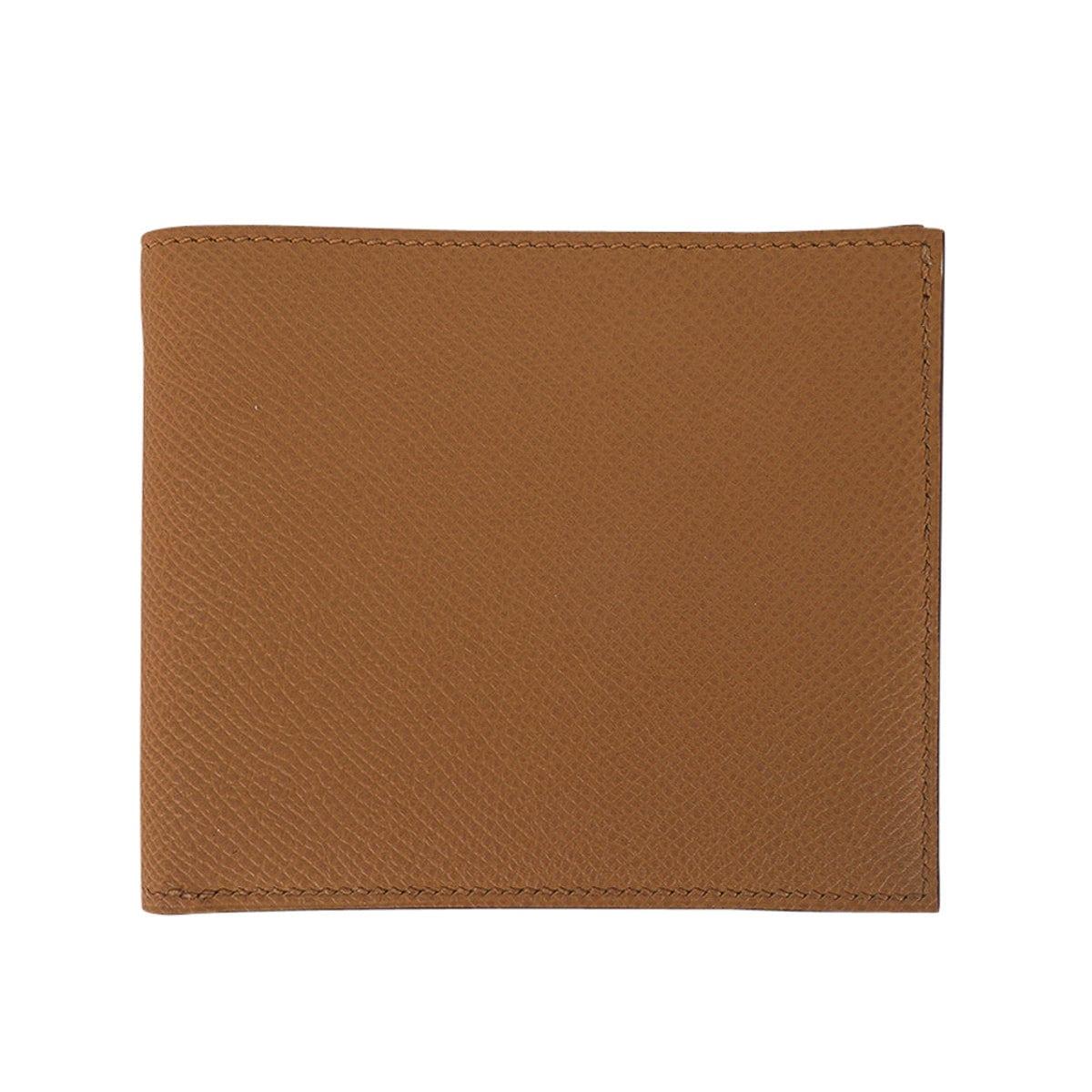 Hermes MC2 Copernic Bifold Wallet Sesame Epsom Leather
