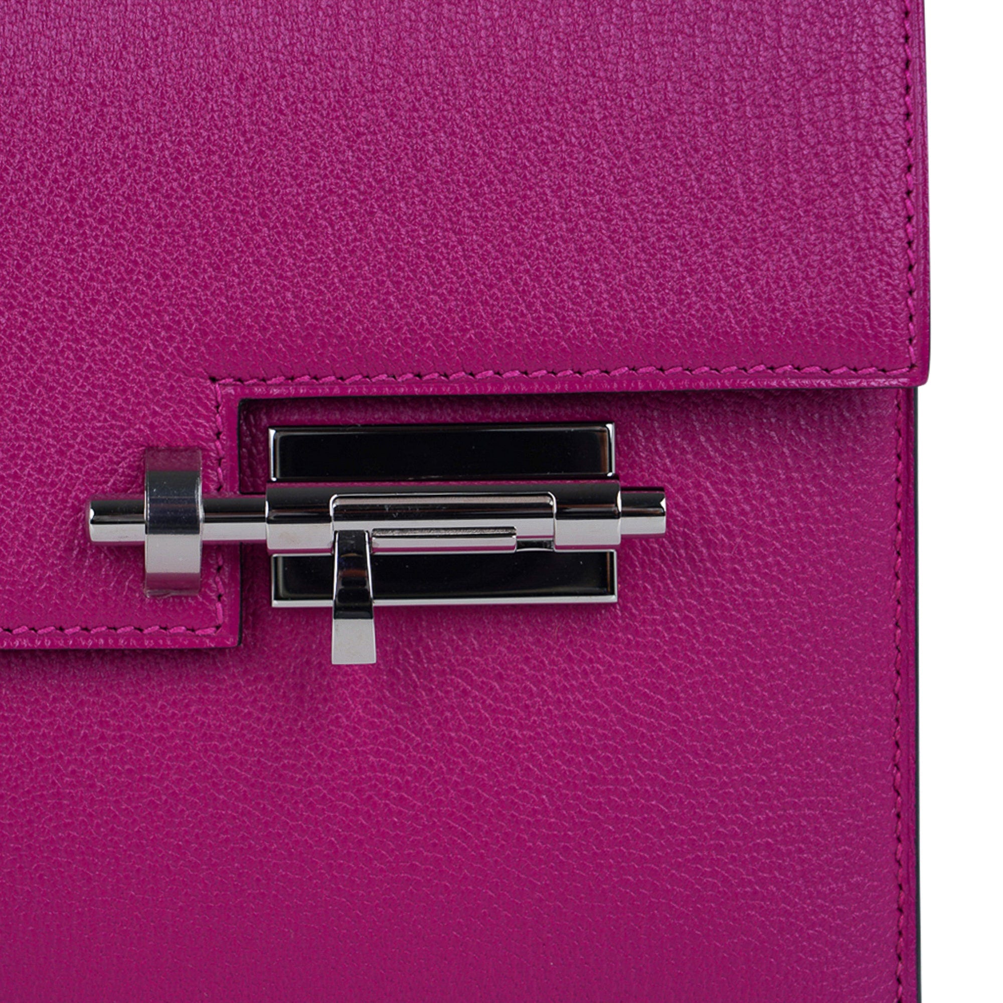 Pink Verrou Mini in Ostrich Leather with Palladium Hardware, 2018, Holiday  Handbags & Accessories, 2020