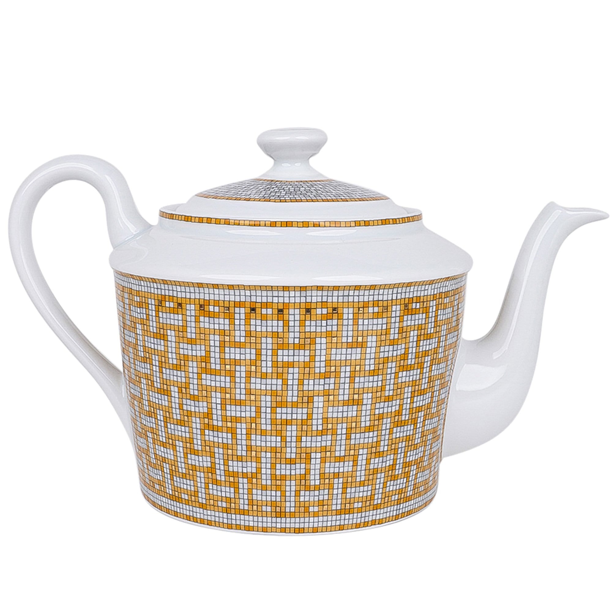 Sold at Auction: Hermes Paris Mosaic Tea Set (15 Pieces)
