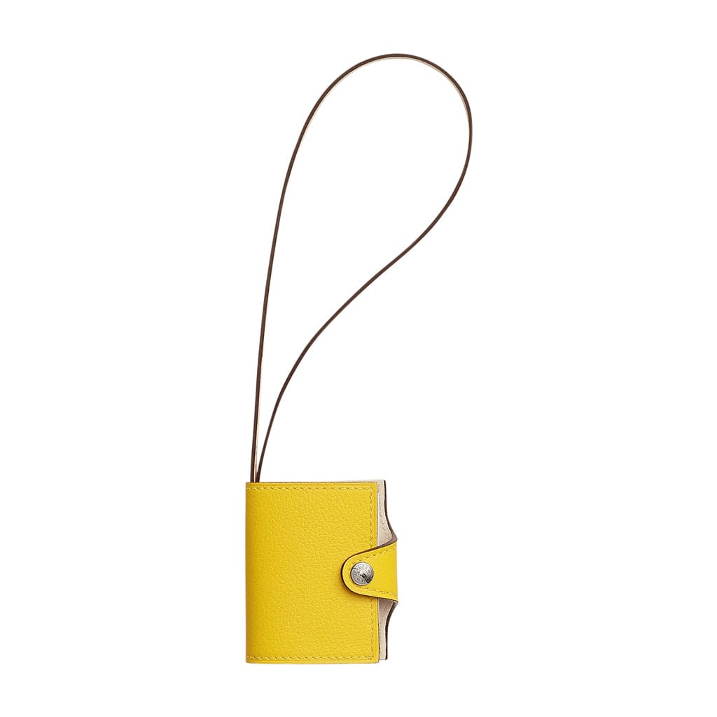 Hermes Kelly Danse Jaune De Naples Evercolor Palladium Hardware