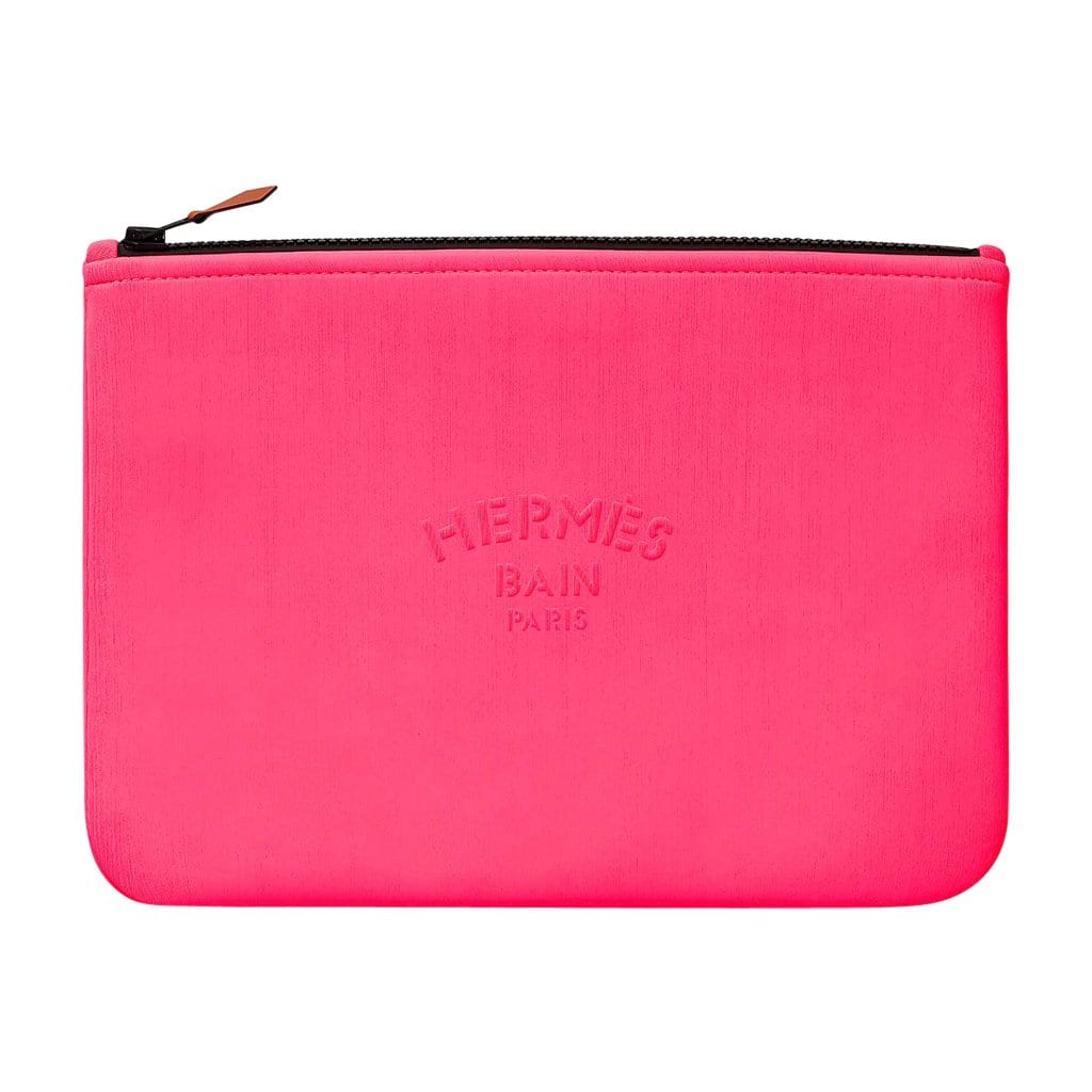 Hermes Bain Neobain Case Bubblegum Pink Small Model New – Mightychic
