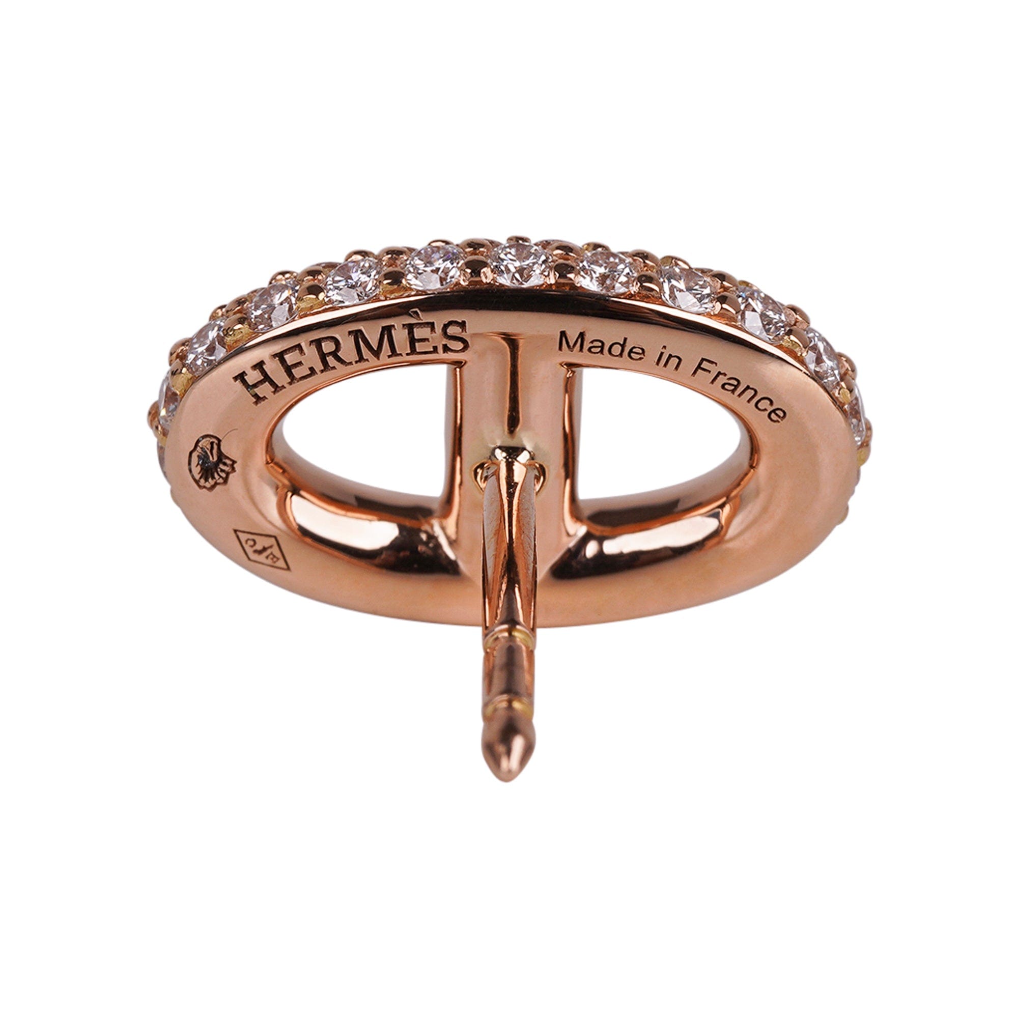 Hermes 18K Gold Ring Scarf Holder