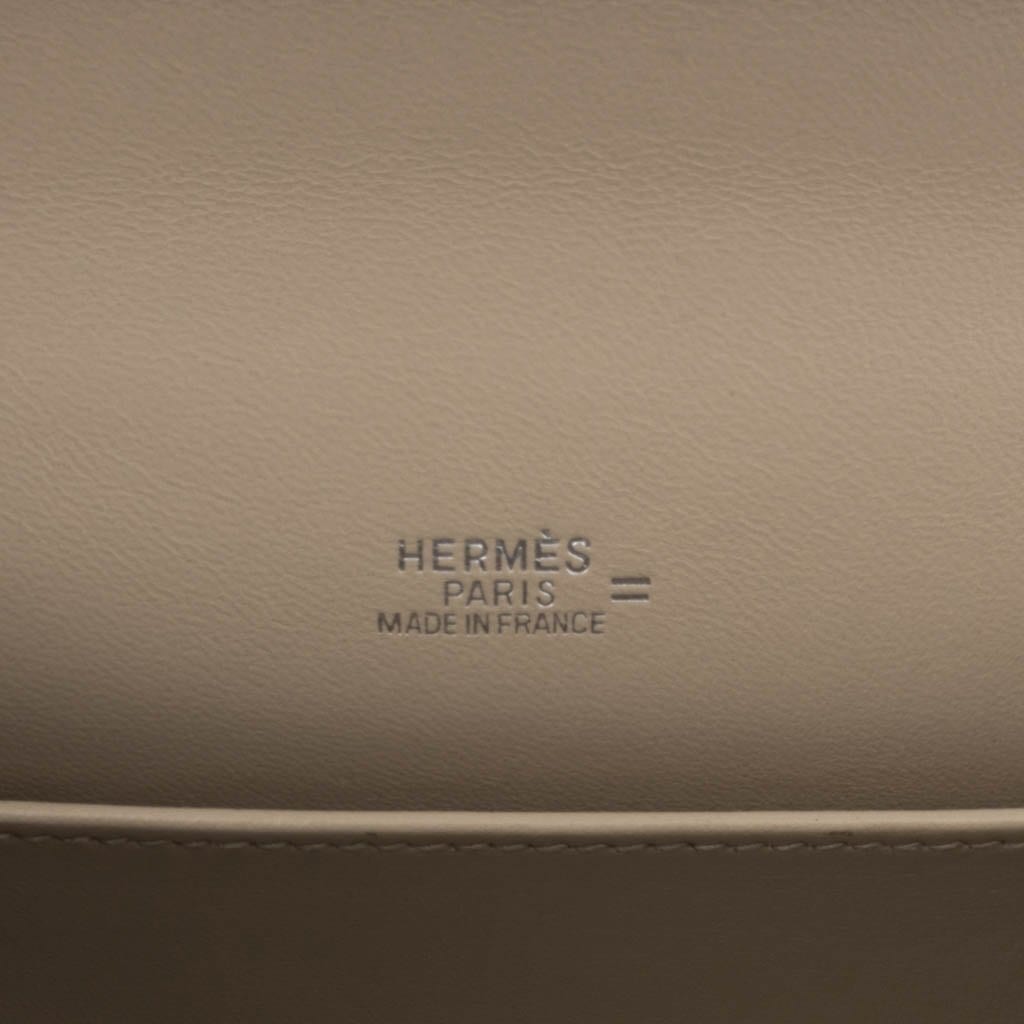 Hermès Kelly Pochette Rare Ombré Lizard Palladium Hardware