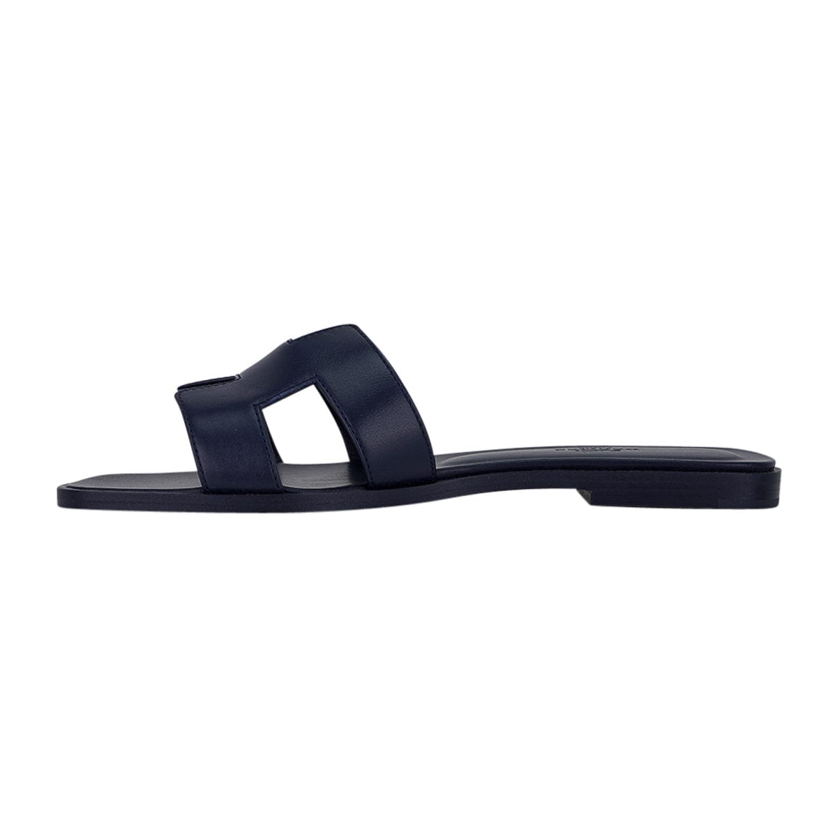 Navy blue hermes sandals Clearance