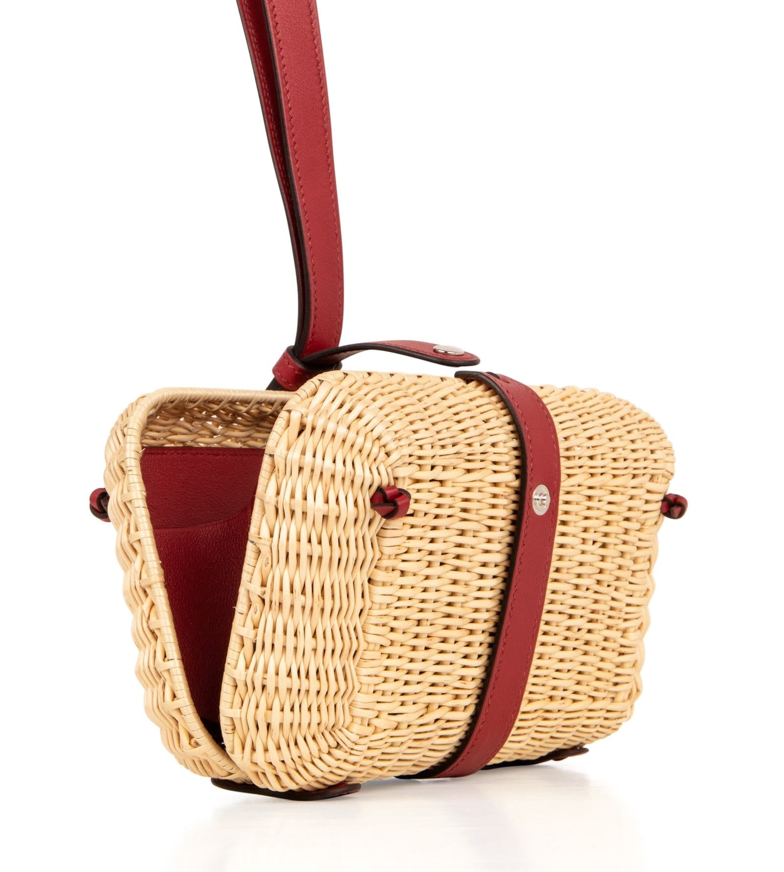 Hermes Limited Edition Bolide Picnic Bag in Osier Wicker and Barenia L –  Mightychic