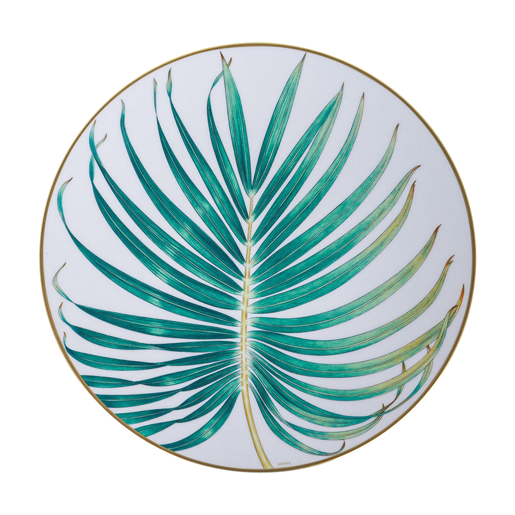 Hermes Passifolia Dinner Plate #2 Set of 2 New w/Box