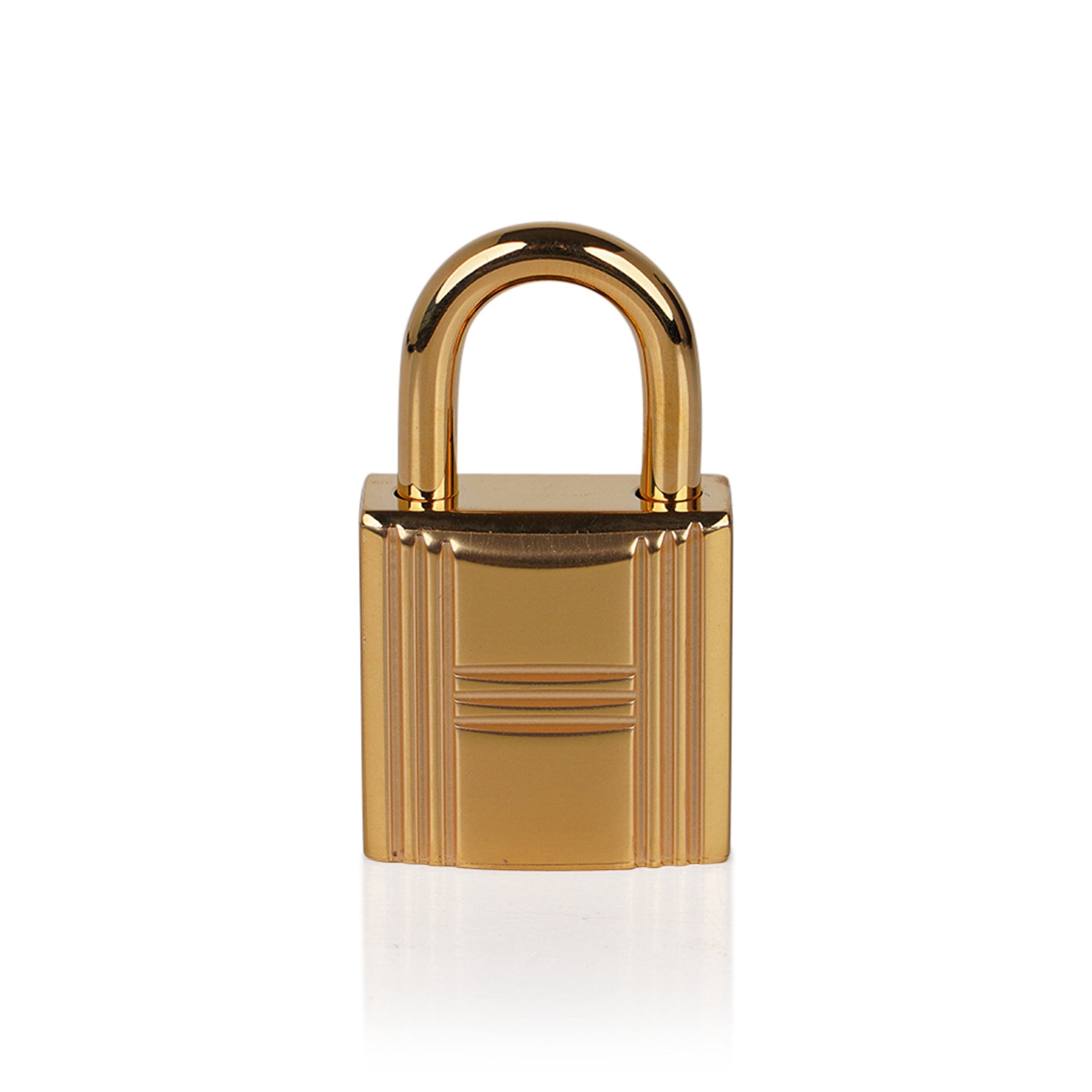 Hermes Lock 18 Bag Cuivre Gold Hardware Clemence Leather – Mightychic
