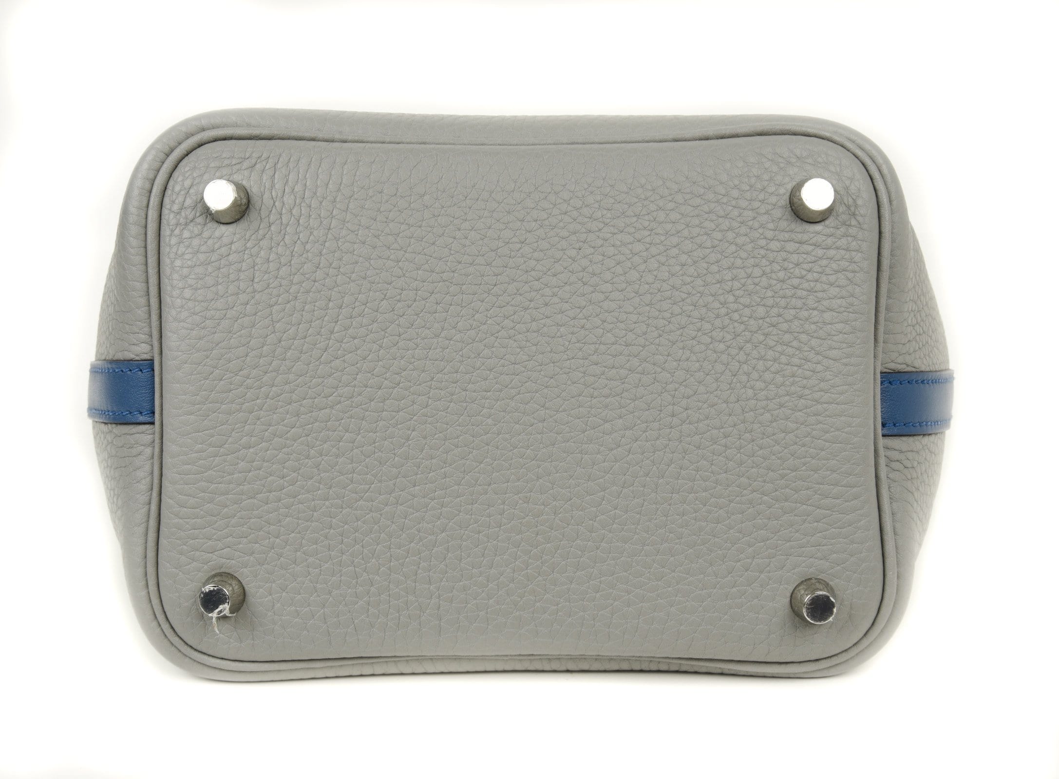 Hermes Picotin Lock Touch Bag 18cm Gris Mouette Blue Agate Limited Edi –  Mightychic
