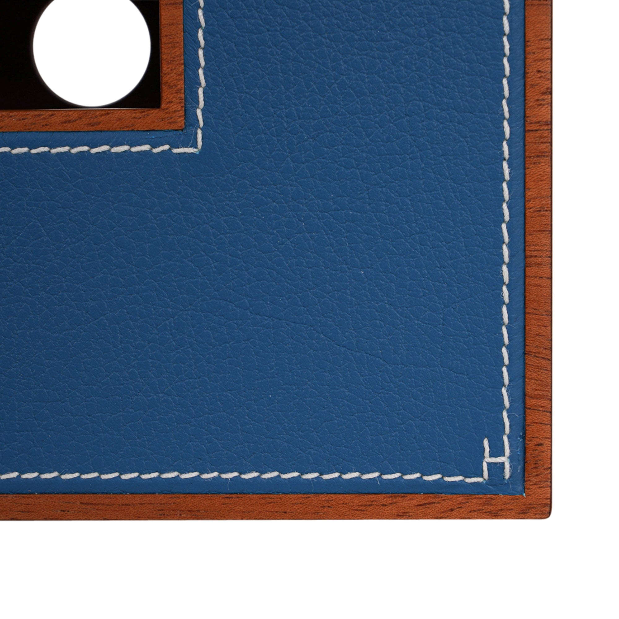Hermes Pleiade Tissue Box Large Model Mahogany Blue Izmir Leather New –  Mightychic